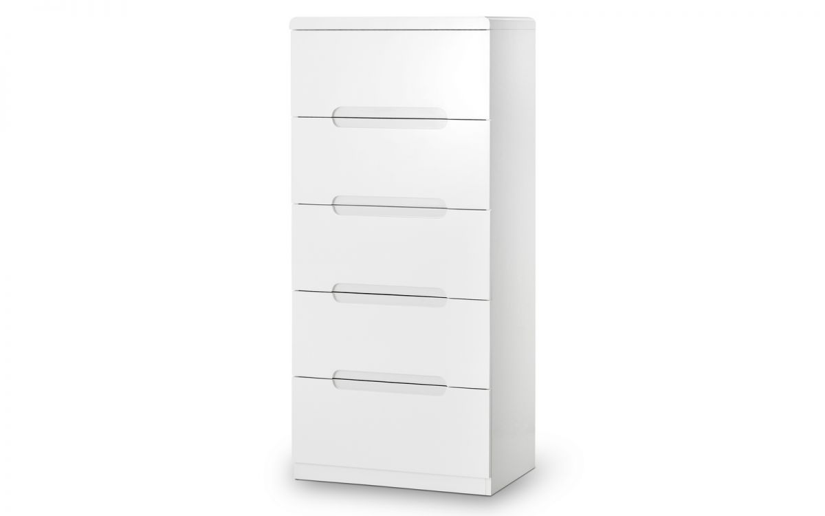 Manhattan 5 Drawer Narrow Chest