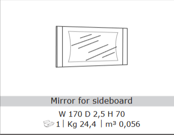 San Martino Hilton 3 Door Sideboard