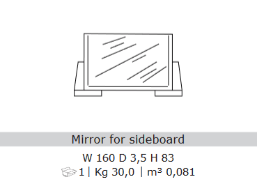 San Martino Glamour Grey Walnut Sideboard With LED Light