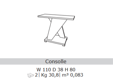 San Martino Glamour Console Table