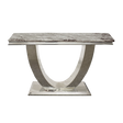 Arial Console with Dark Grey Marble Top