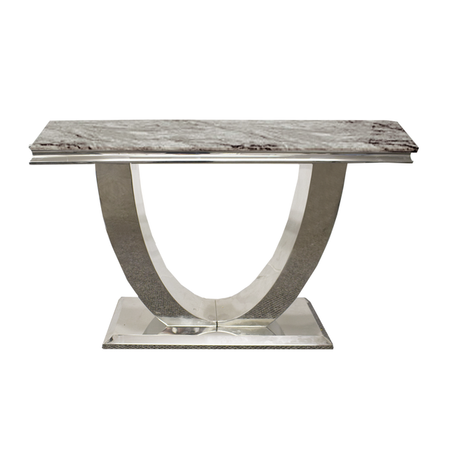 Arial Console with Dark Grey Marble Top