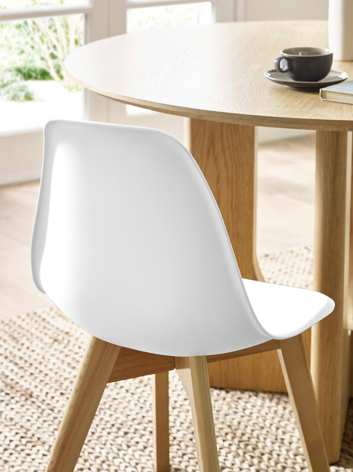 Agatha Plastic Dining Chair (Set of 2)