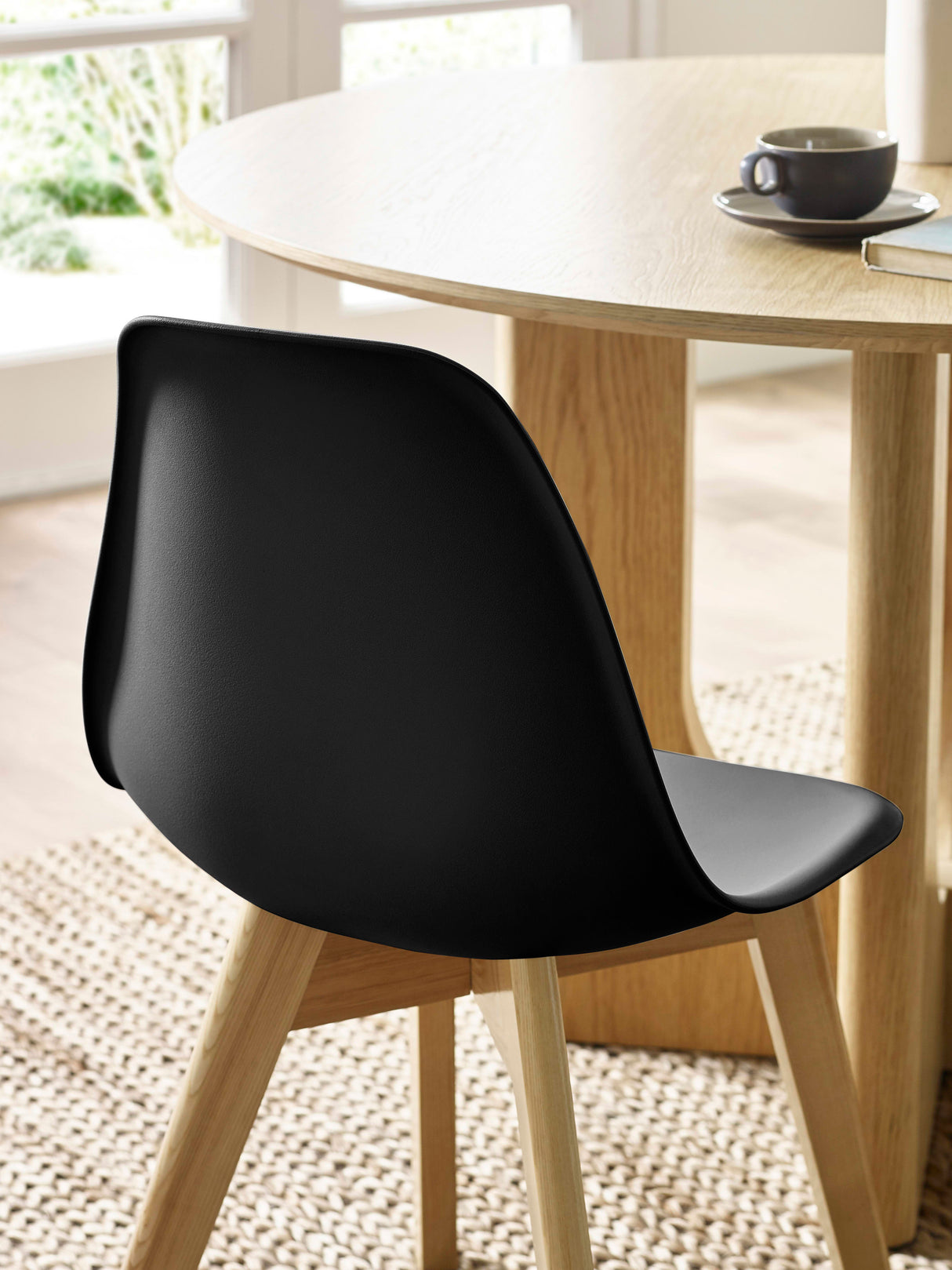 Agatha Plastic Dining Chair (Set of 2)