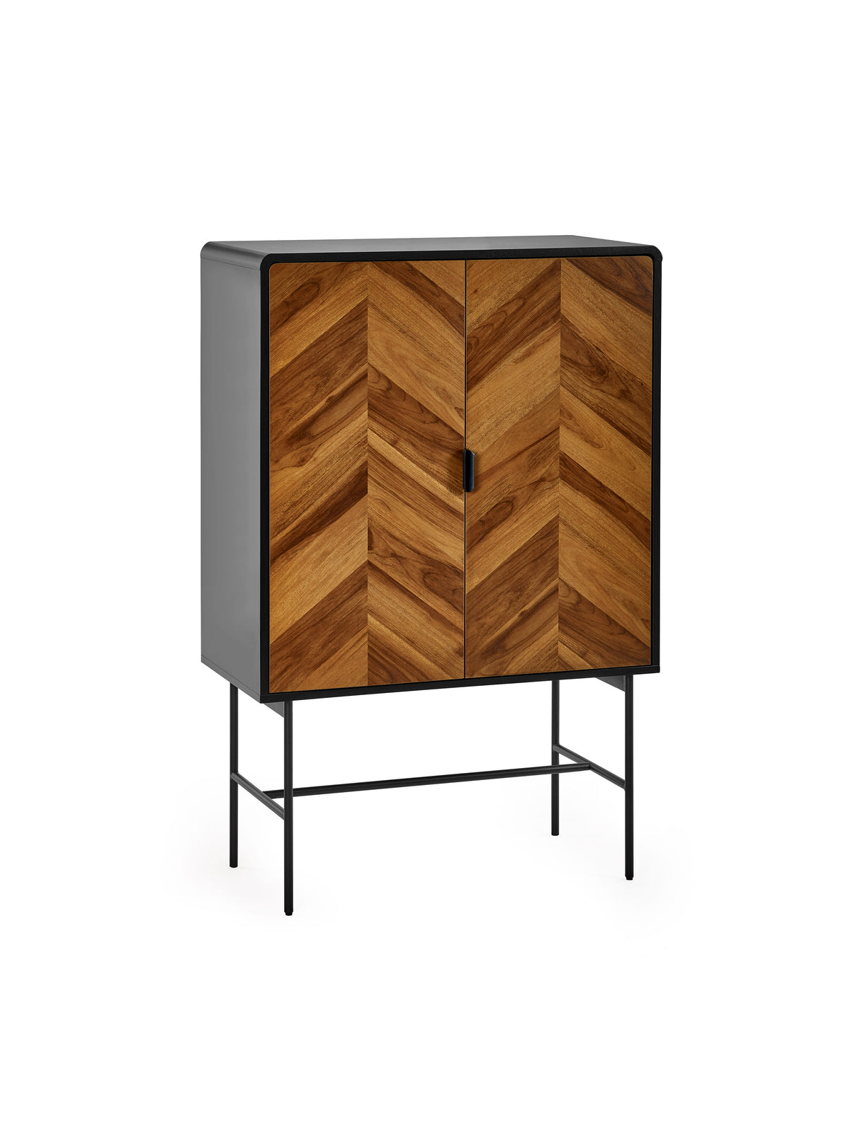 Alvin Chevron 2 Door Storage Cabinet