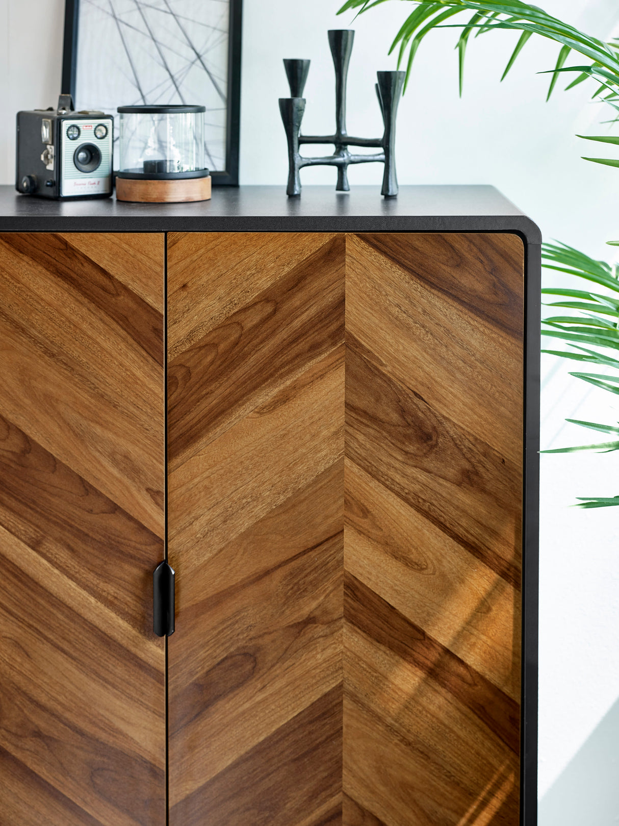 Alvin Chevron 2 Door Storage Cabinet