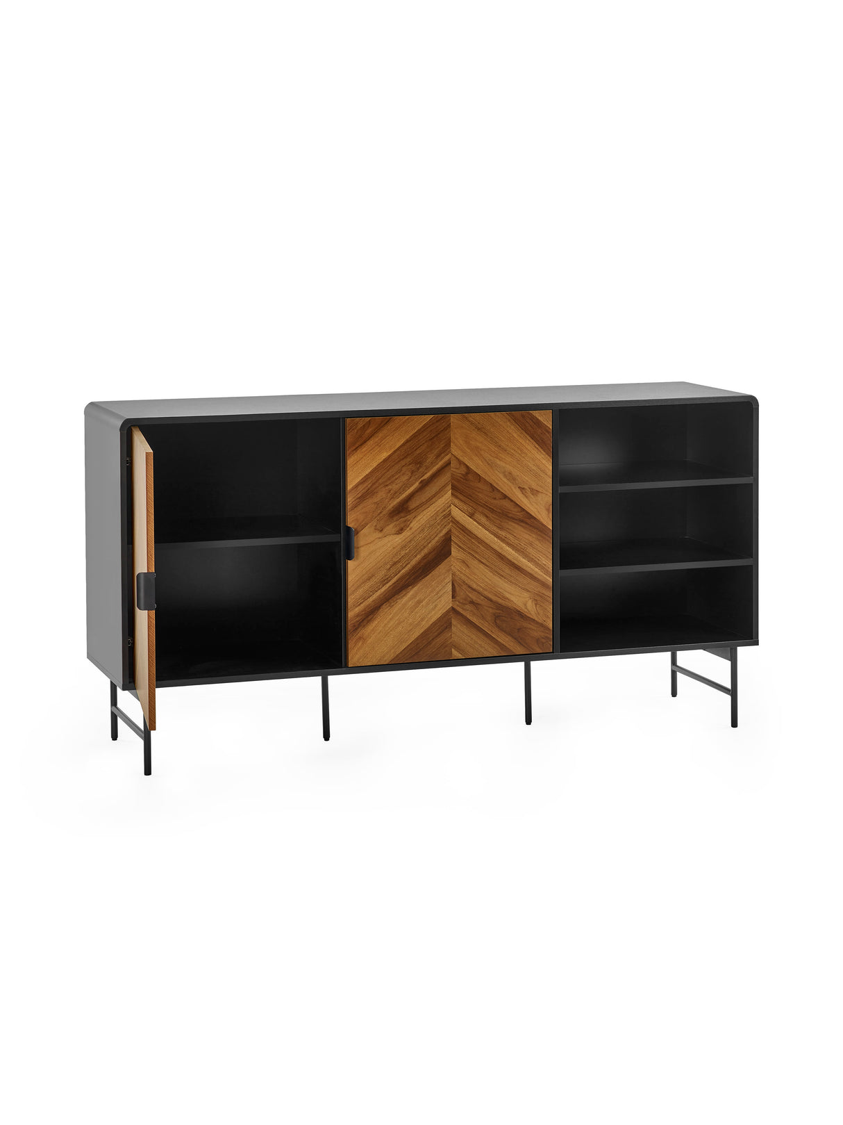 Alvin Chevron 2 Door Wide Sideboard