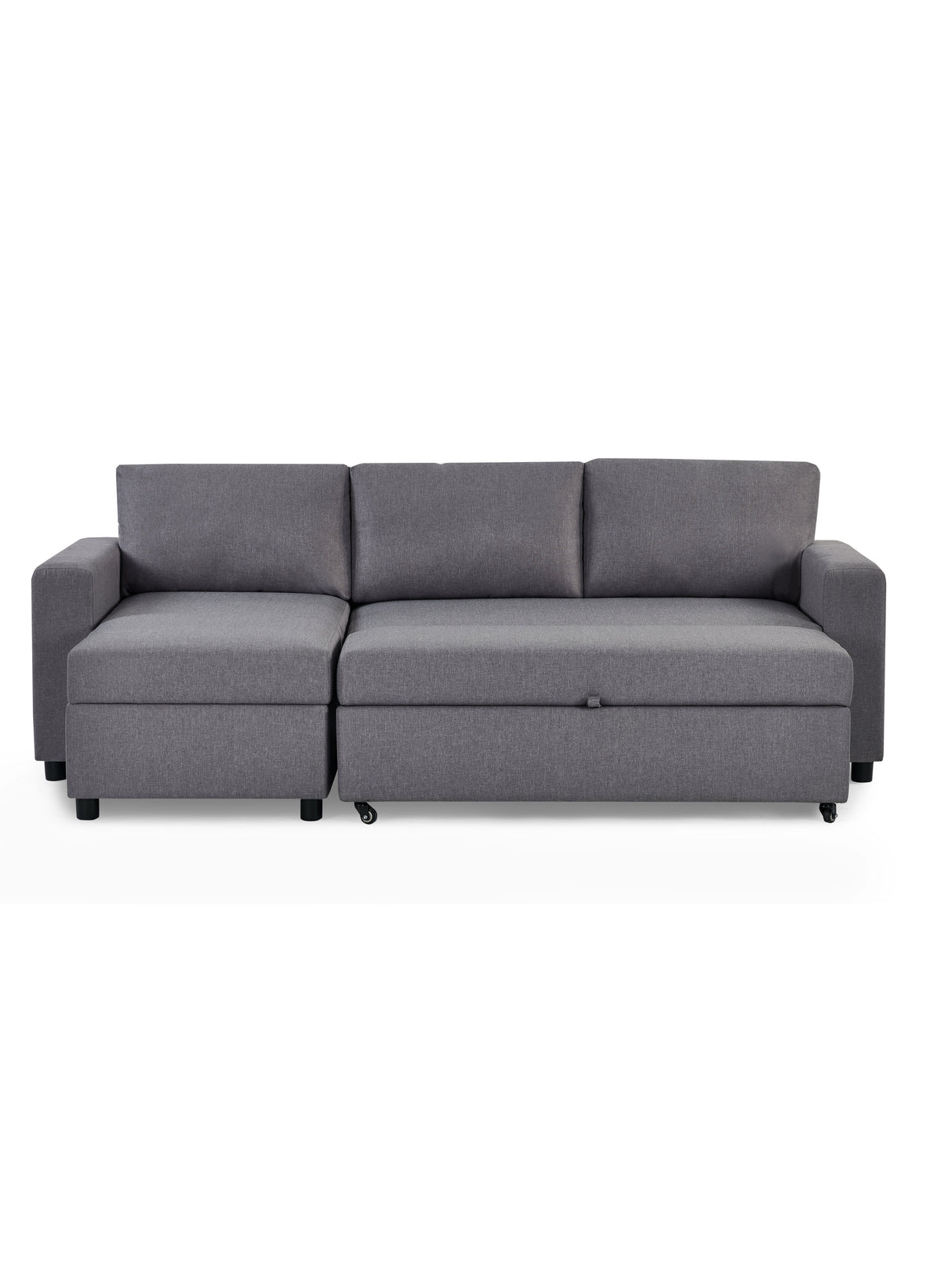 Angel Upholstered Chaise Sofa Bed with Storage