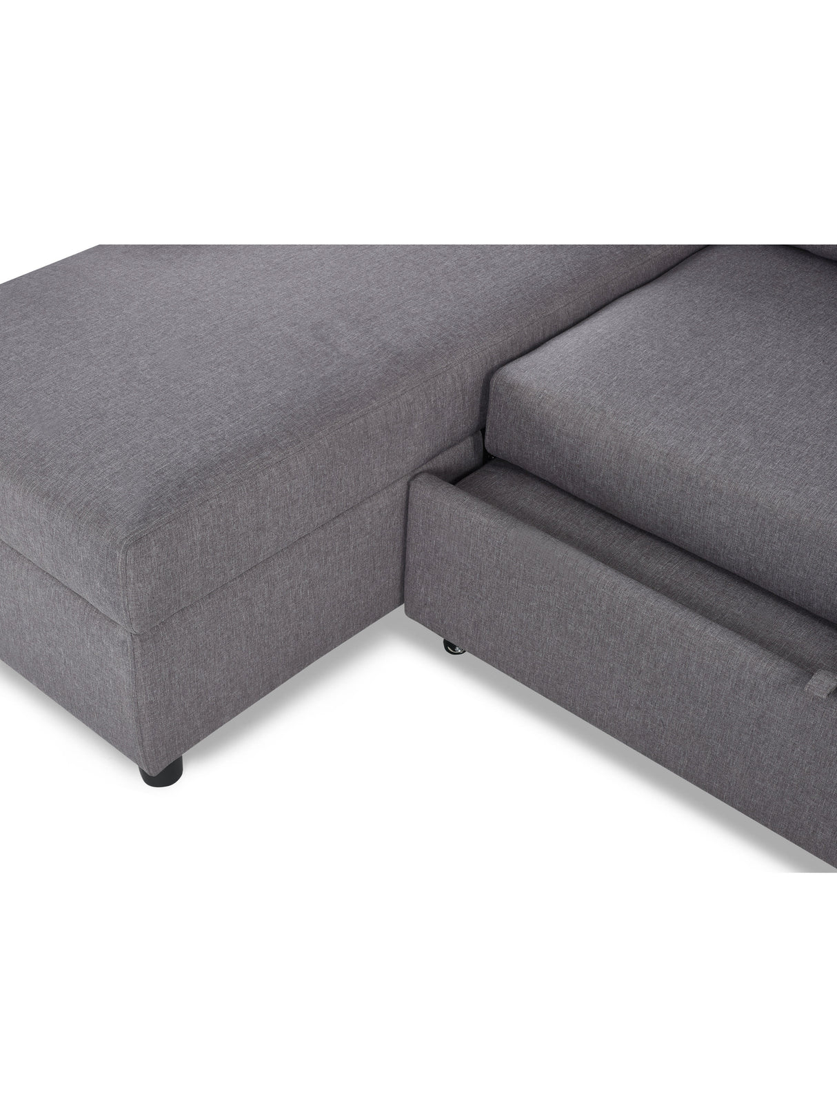 Angel Upholstered Chaise Sofa Bed with Storage