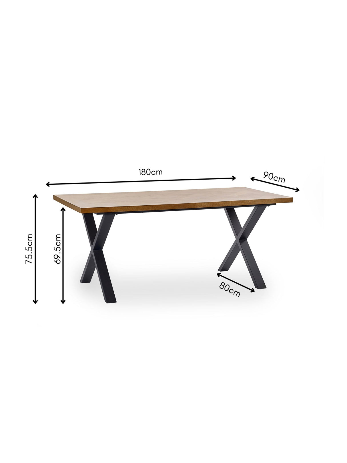Aron Rectangular 4-6 Seater Dining Table