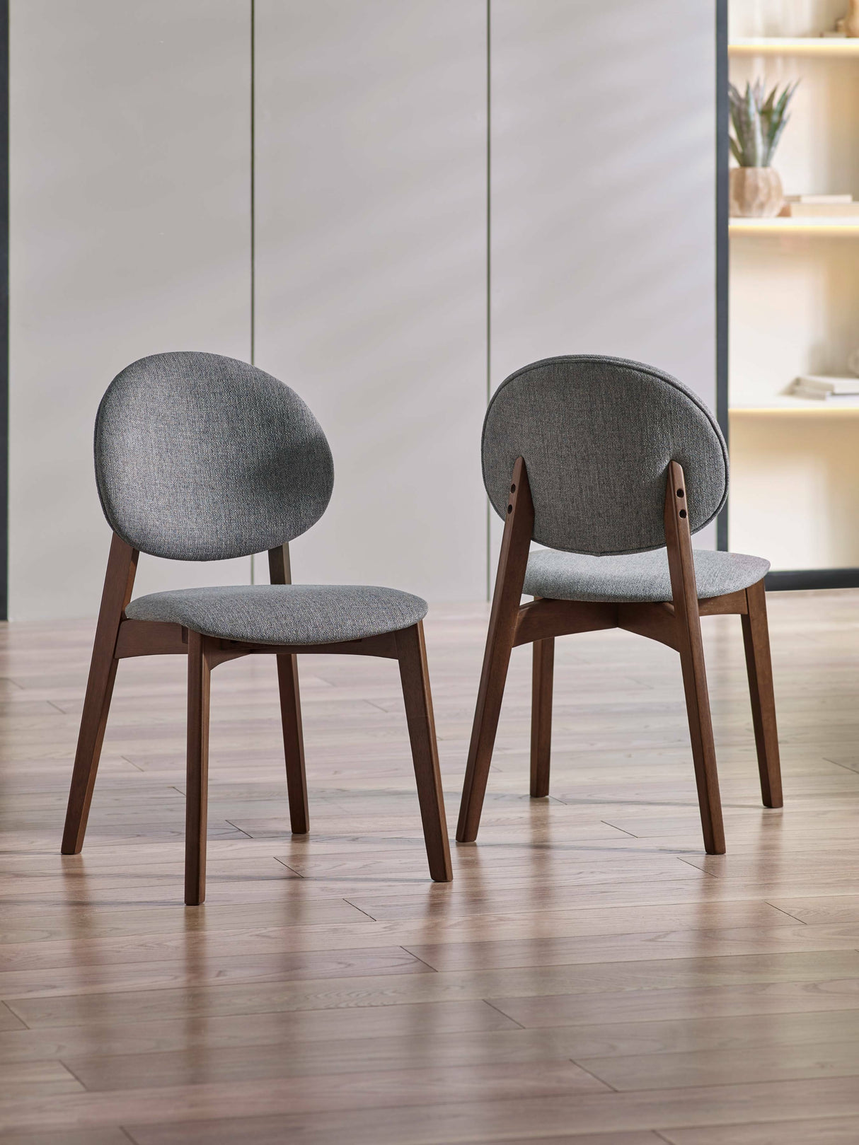 Artemis Upholstered Round Back Dining Chair (Set of 2)