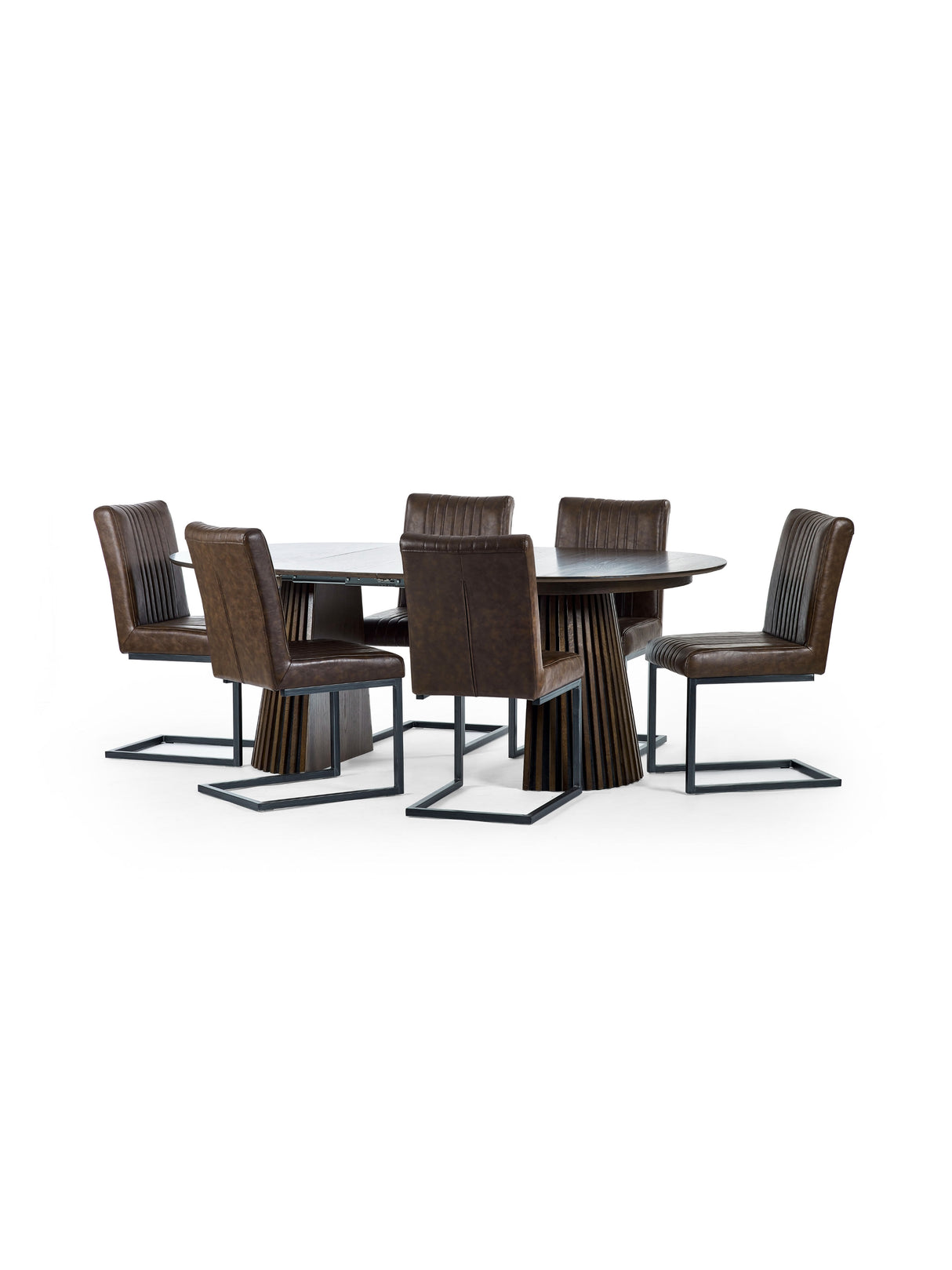 Arya Round to Oval Extending 4-6 Seater Dining Table