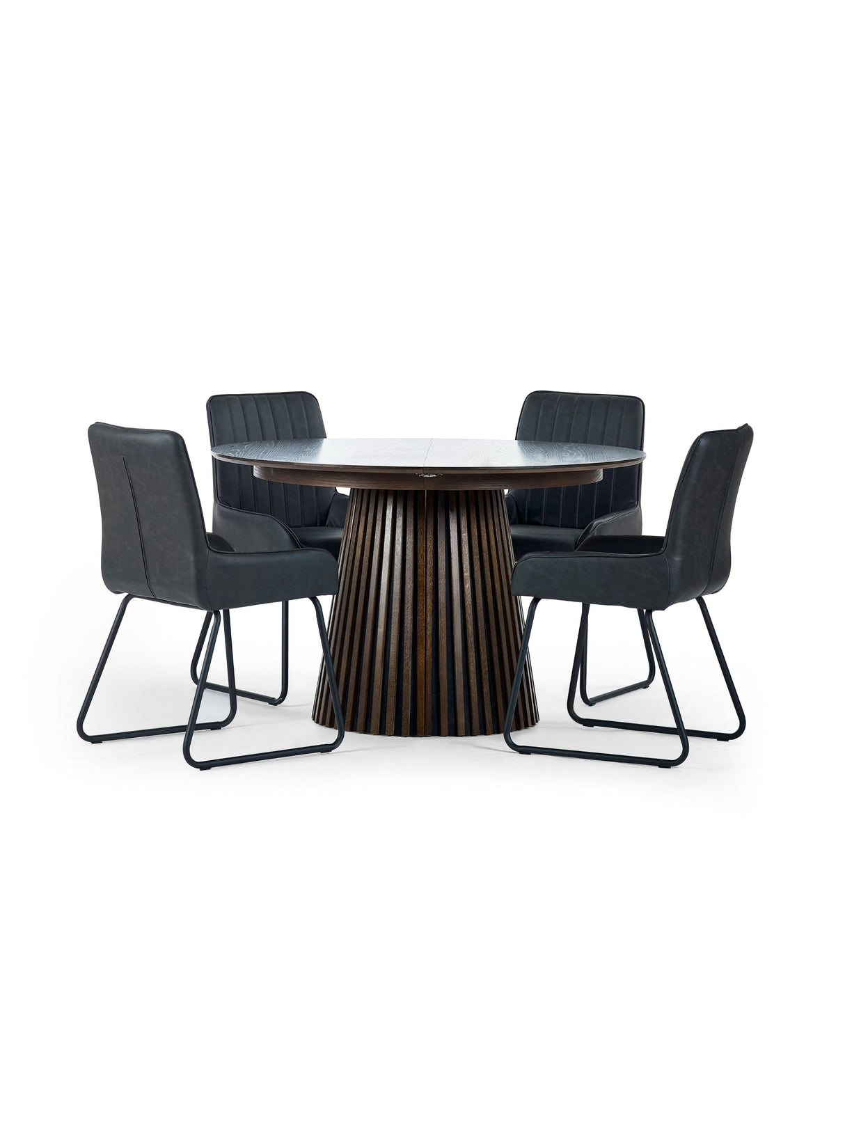 Arya Round to Oval Extending 4-6 Seater Dining Table