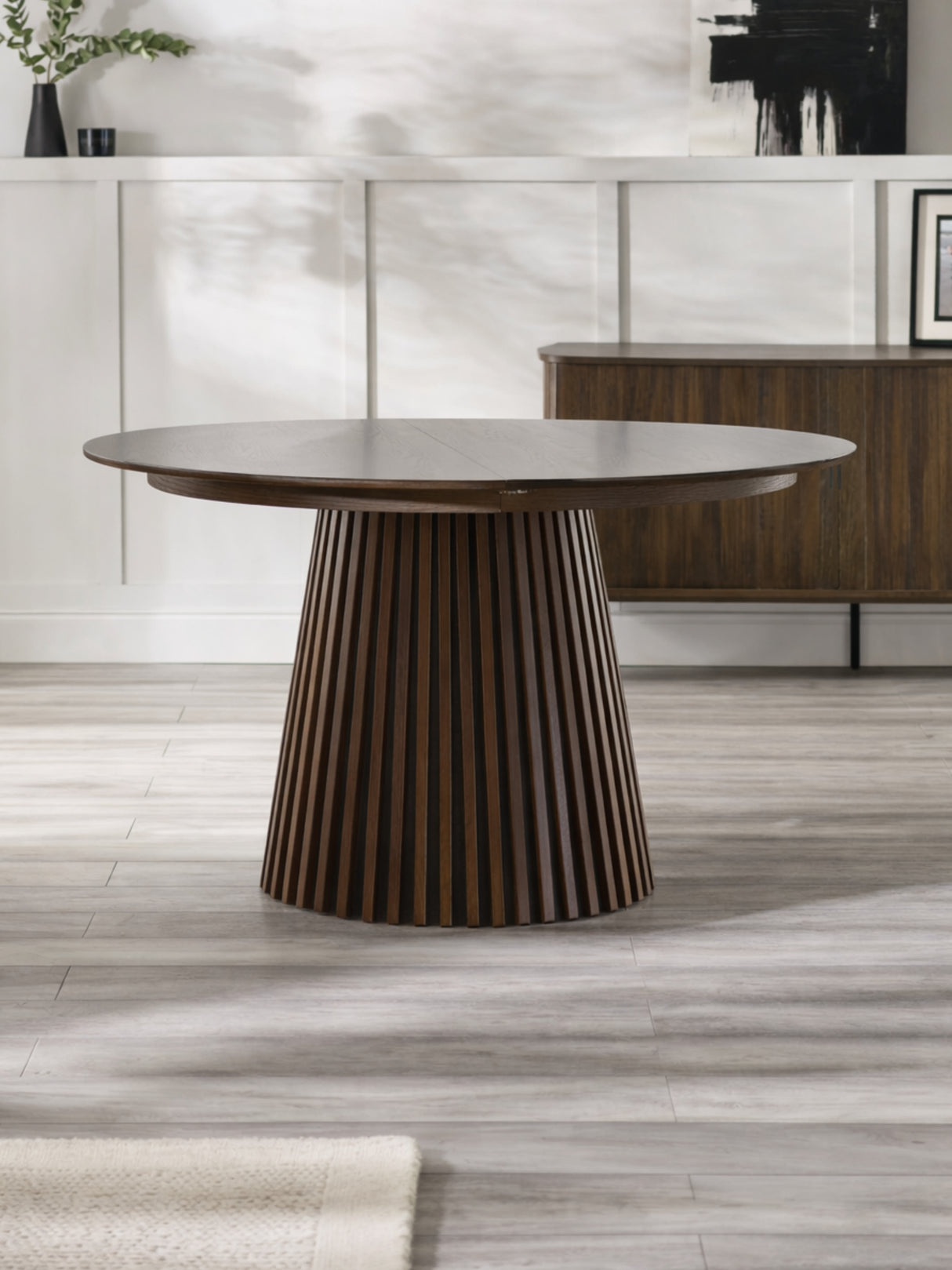 Arya Round to Oval Extending 4-6 Seater Dining Table