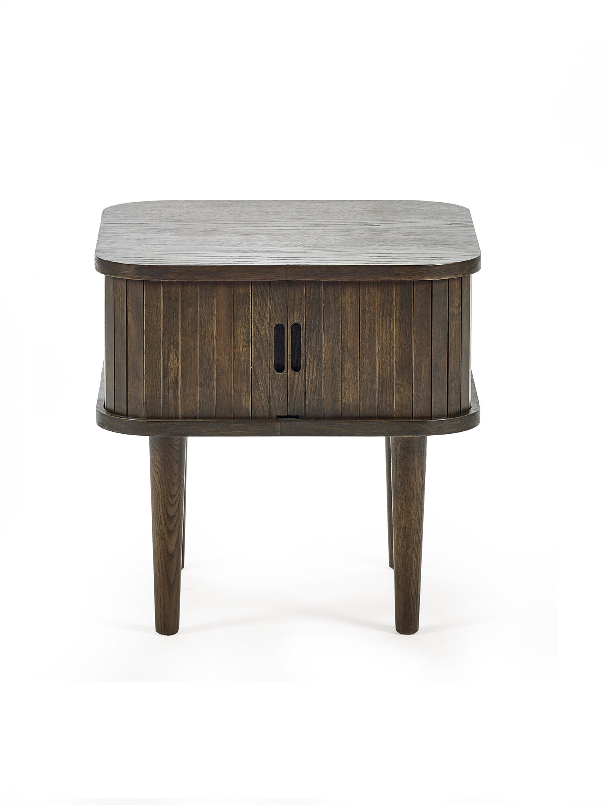 Arya Side Table with Sliding Door Storage
