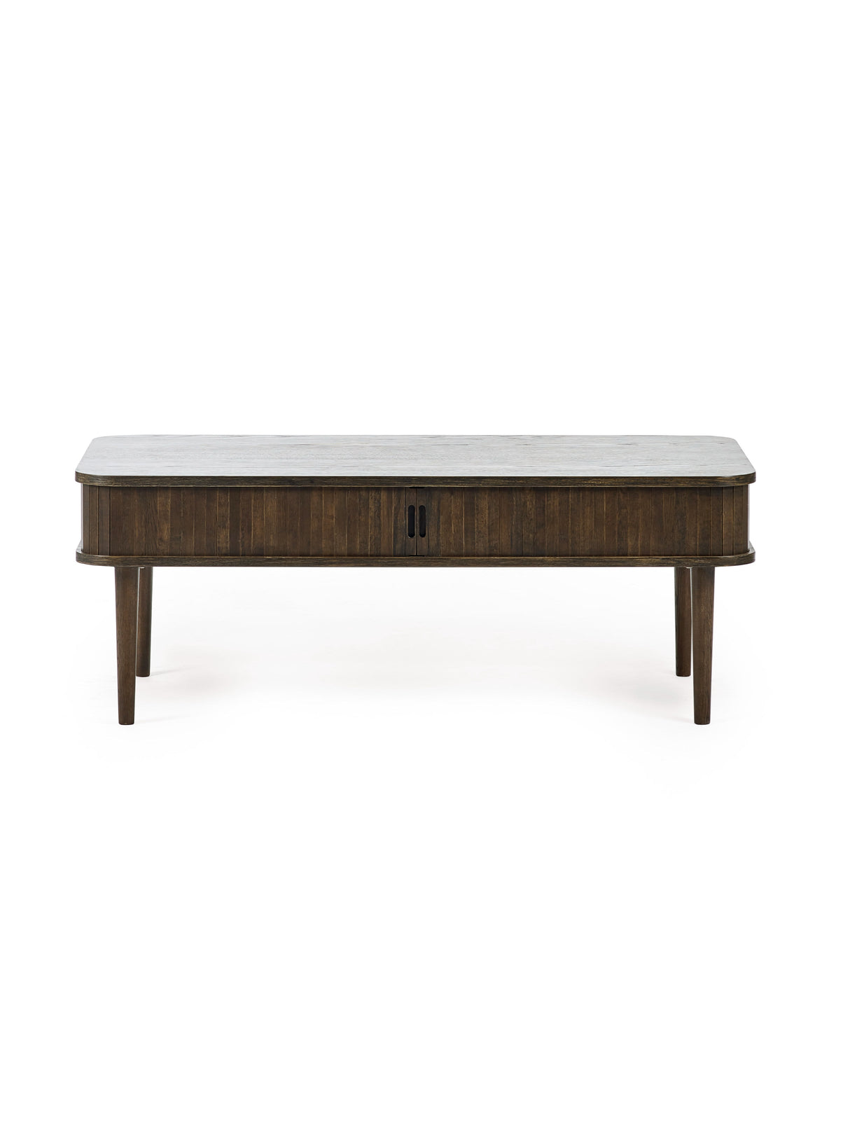 Arya Rectangular Coffee Table with Sliding Door Storage