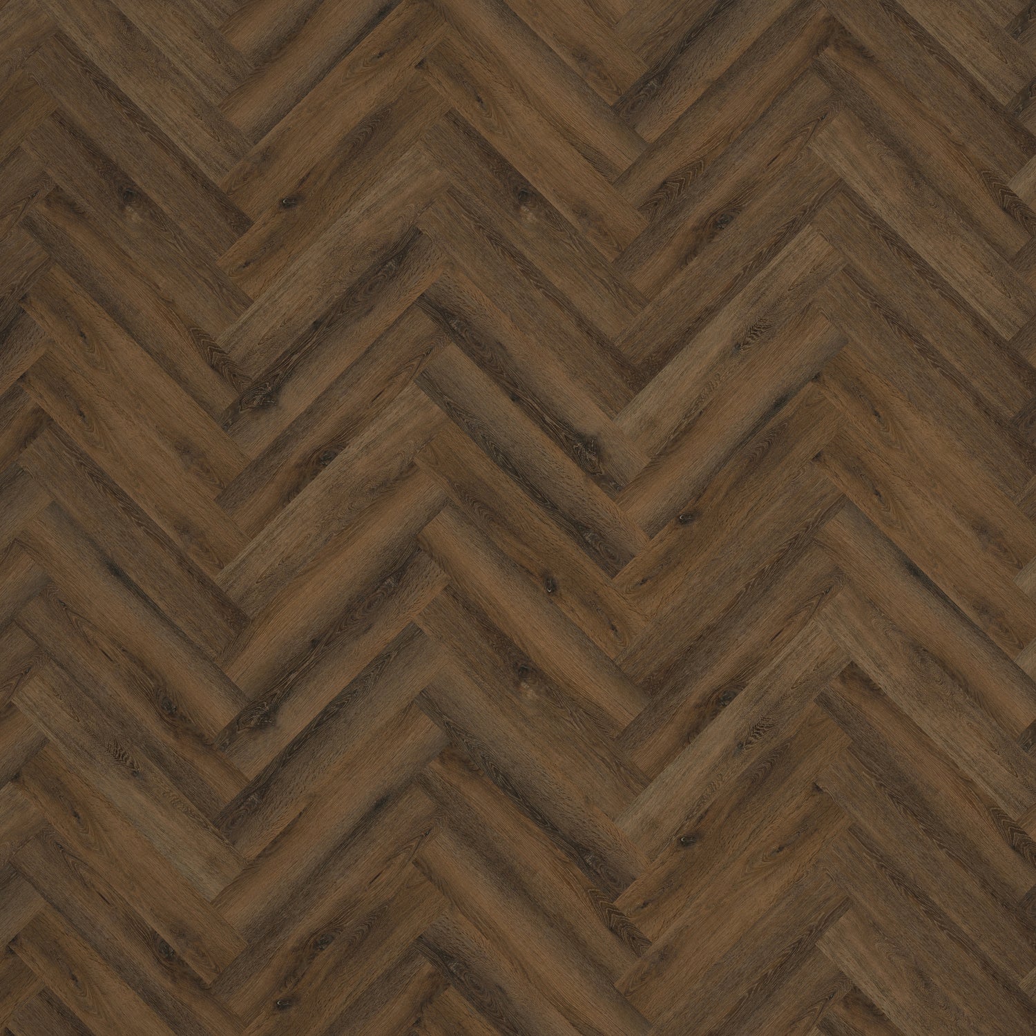 Allora Rigid Herringbone Vinyl Flooring Woodland Oak