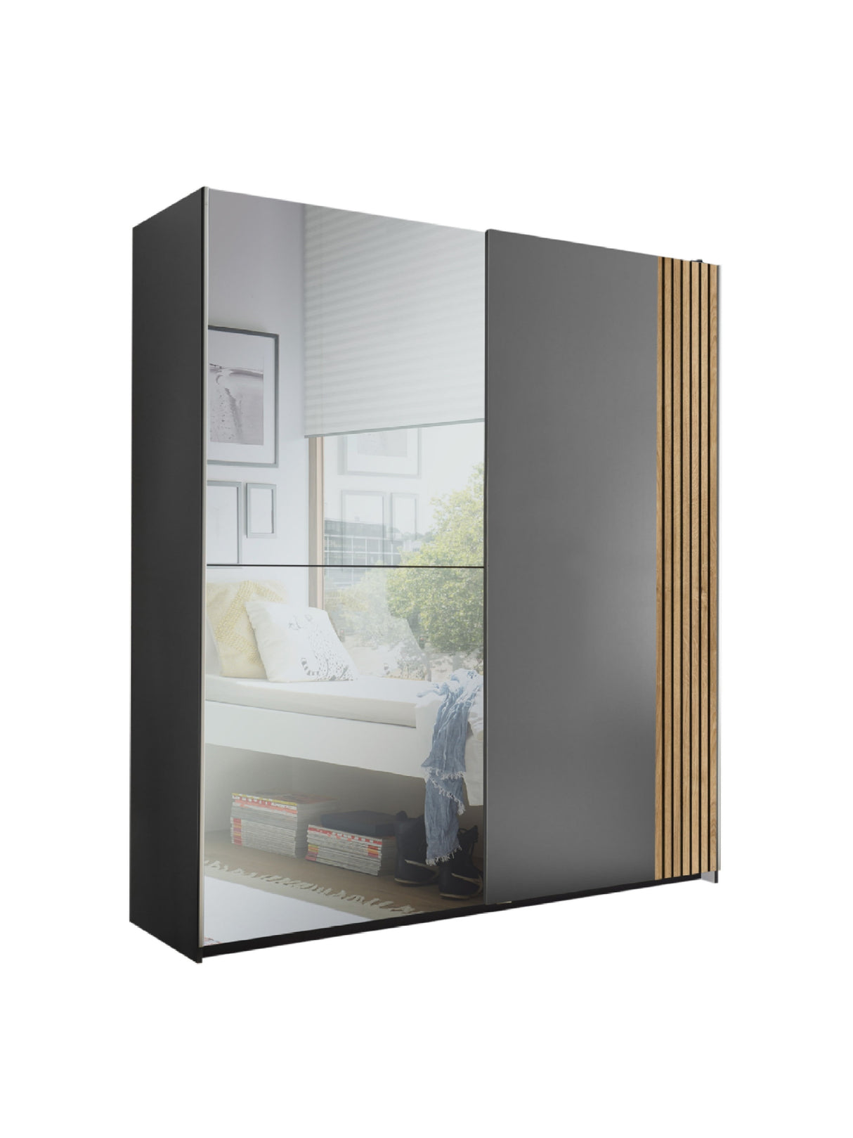 Berno Sliding Door Wardrobe with Mirror