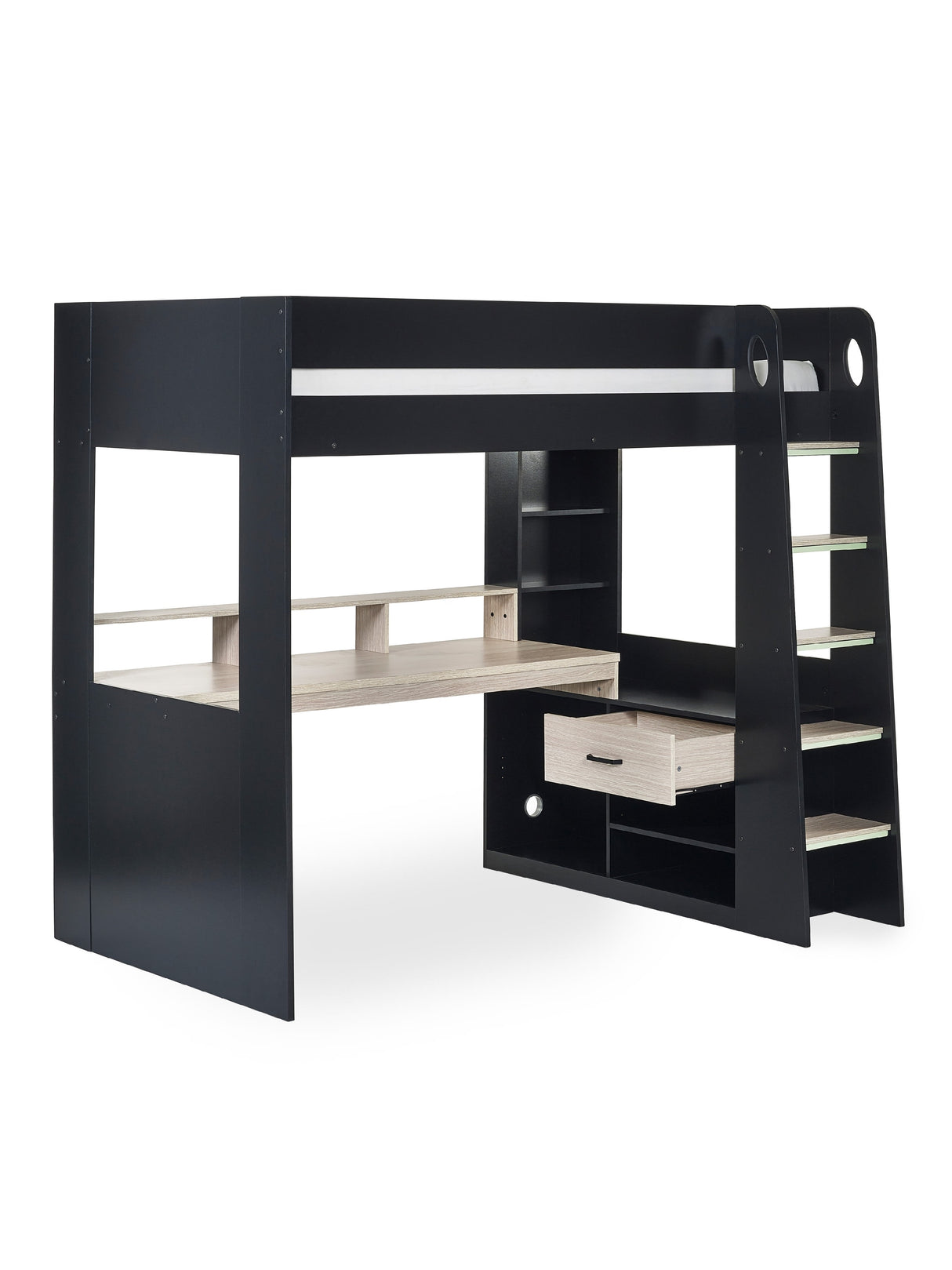 Blaze Gaming High Sleeper Bed with Desk