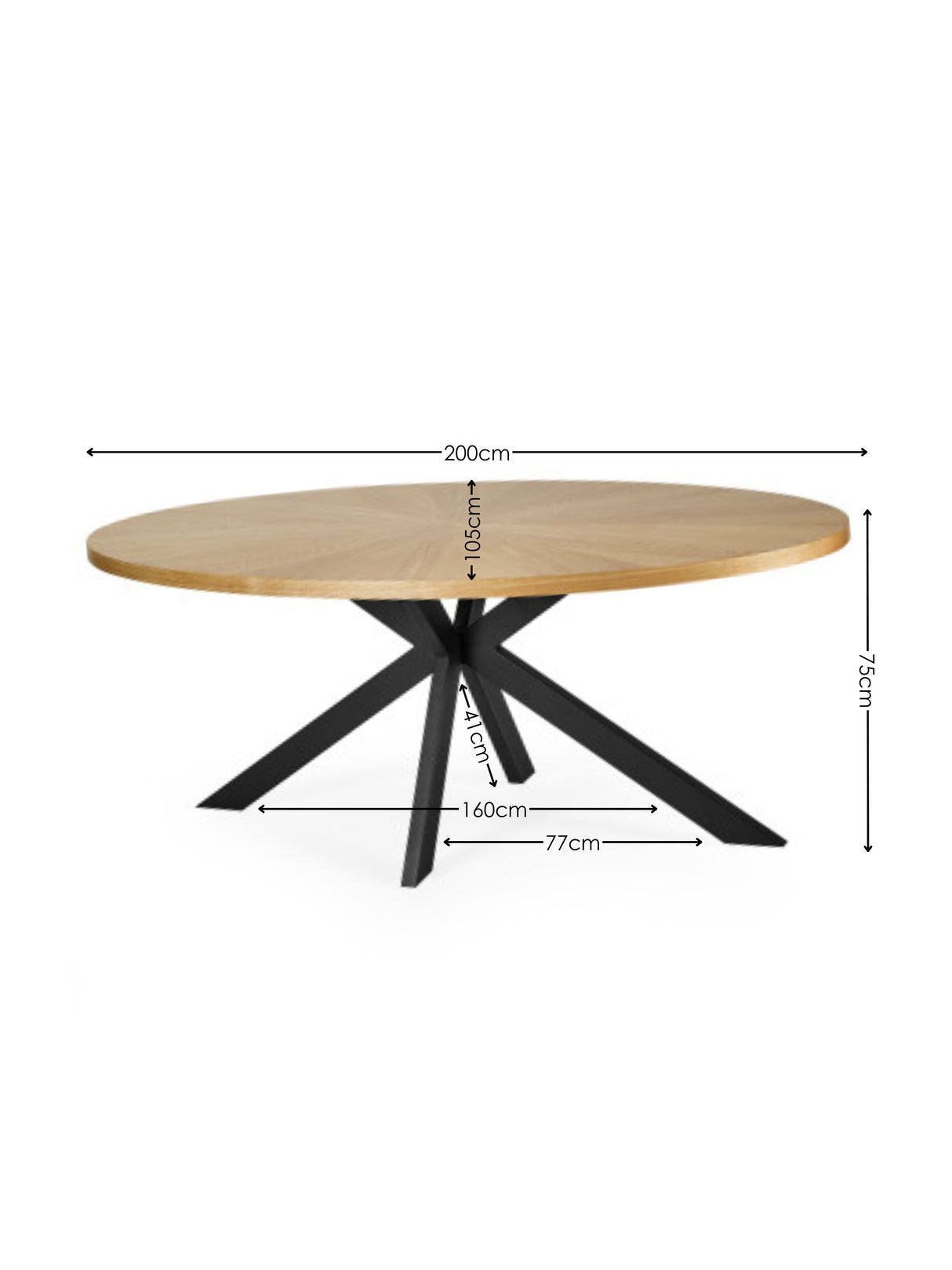 Bondi Oval Dining Table