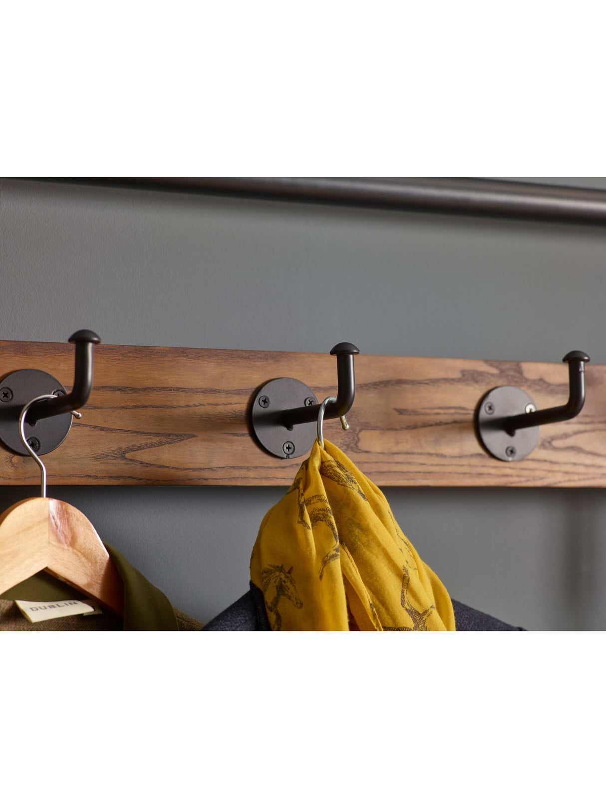 Boston Coat Rack with Bench and Shelf