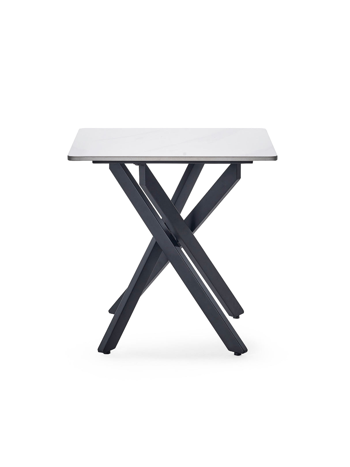 Bradley Square Ceramic Top Side Table