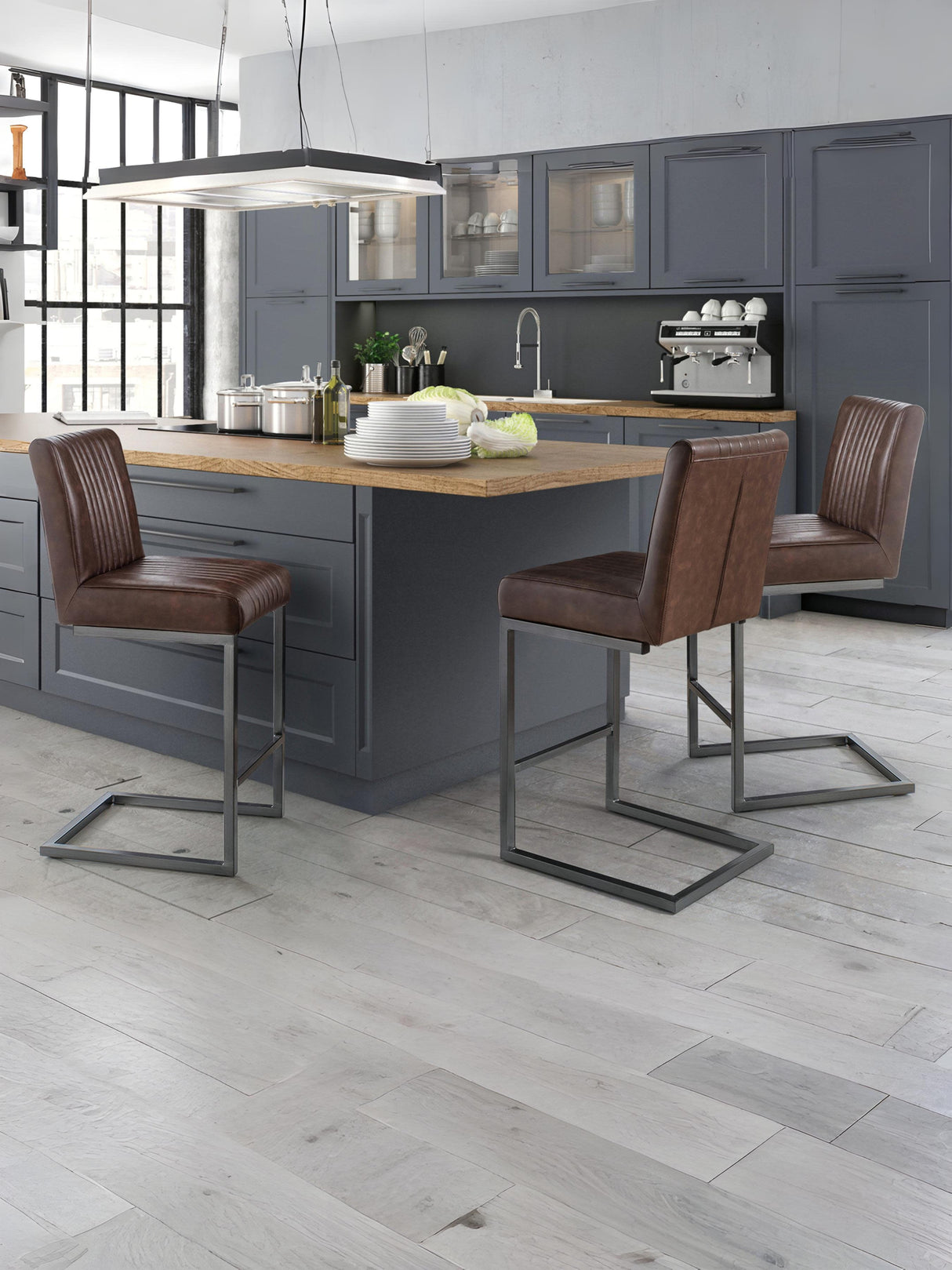 Brooklyn Upholstered Bar Stool (Set of 2)