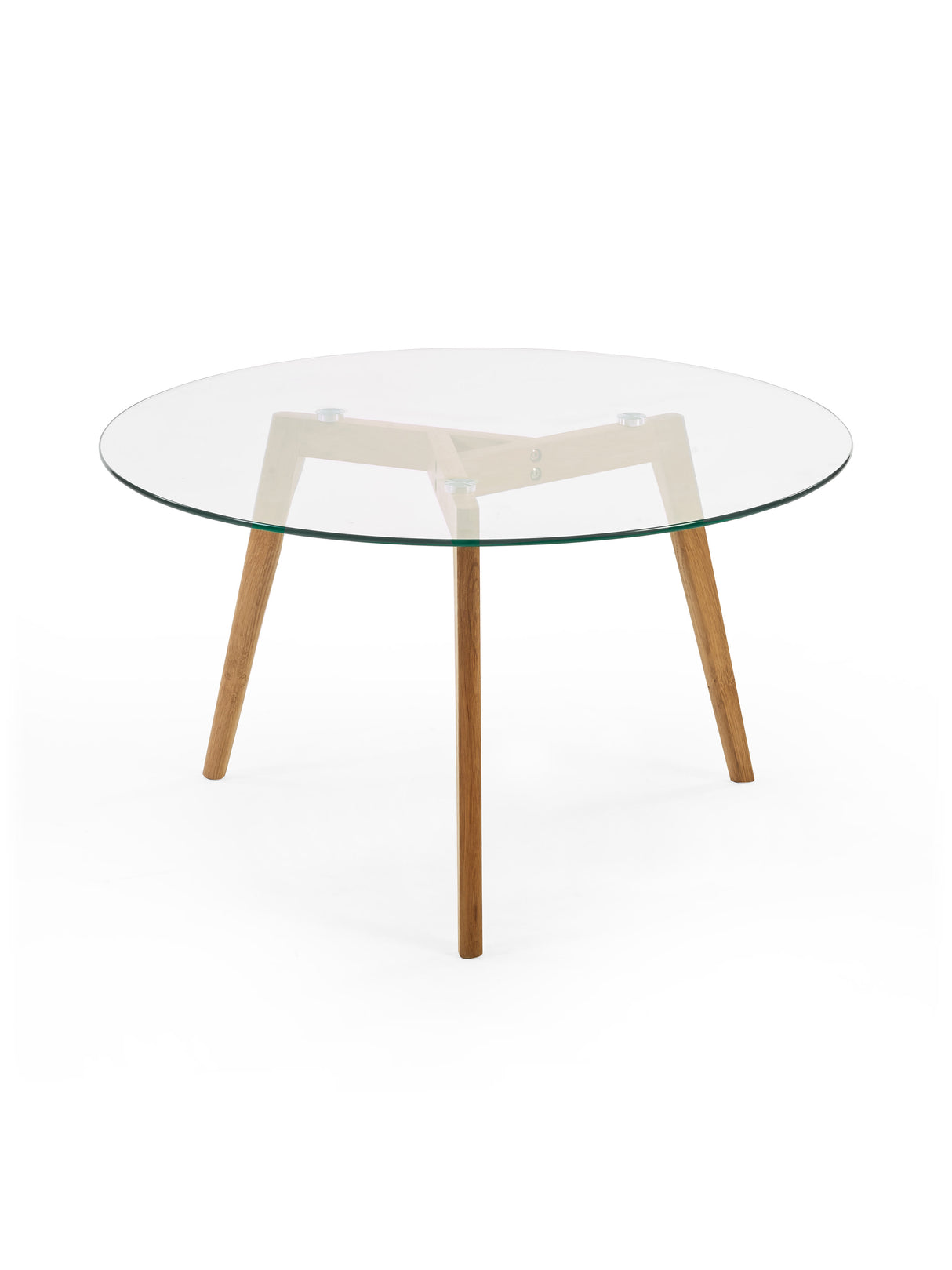 Bryant Round Glass Top Coffee Table