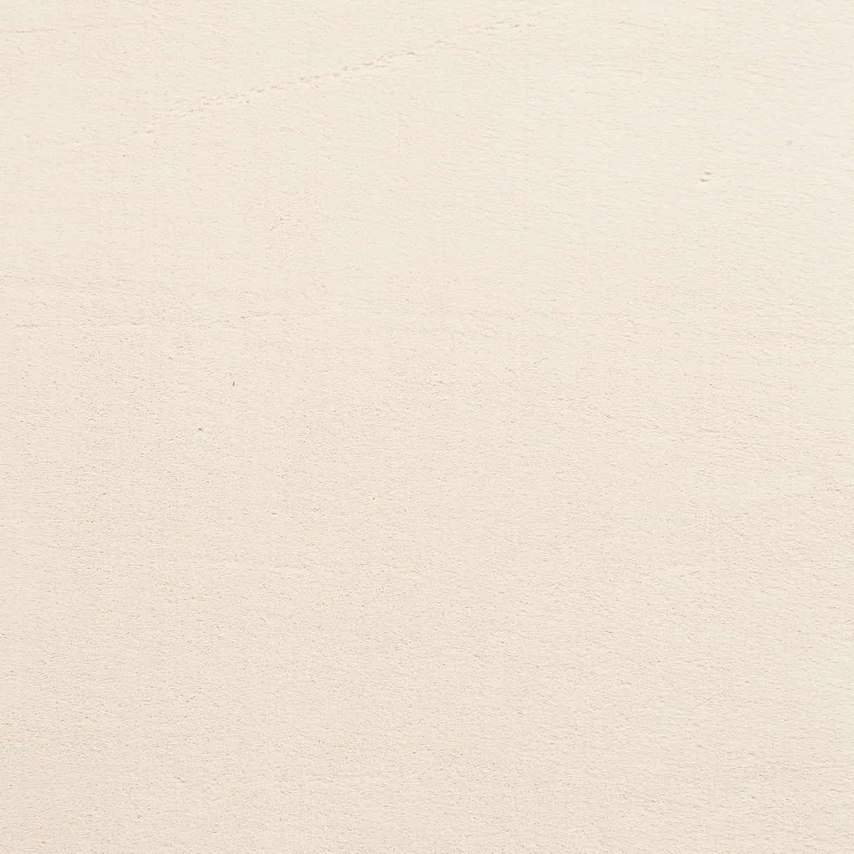 Bay Cream Plain Shaggy Washable Rug