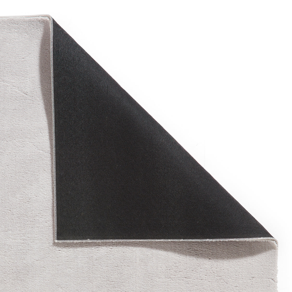 Bay Grey Plain Shaggy Washable Rug