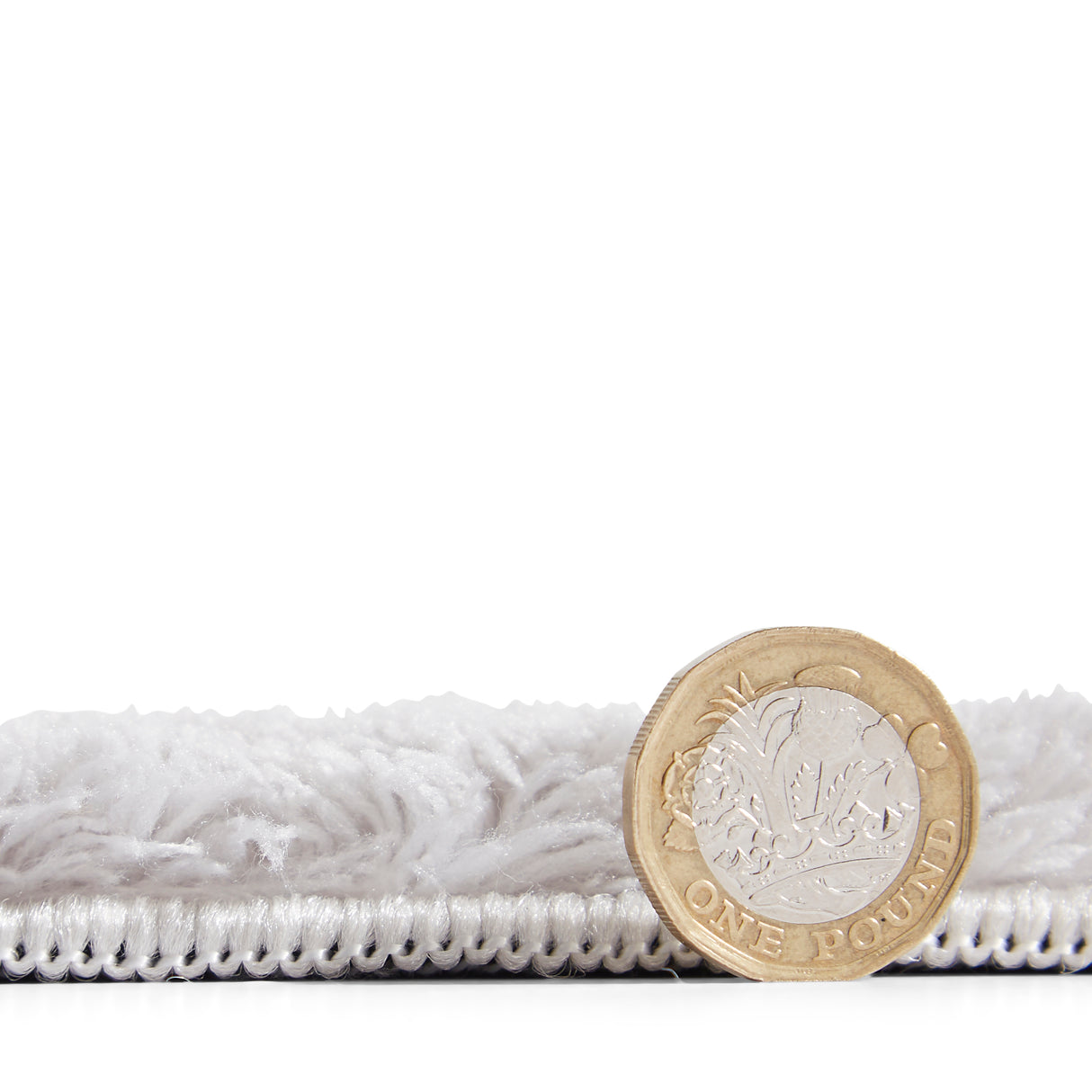 Bay Grey Plain Shaggy Washable Rug