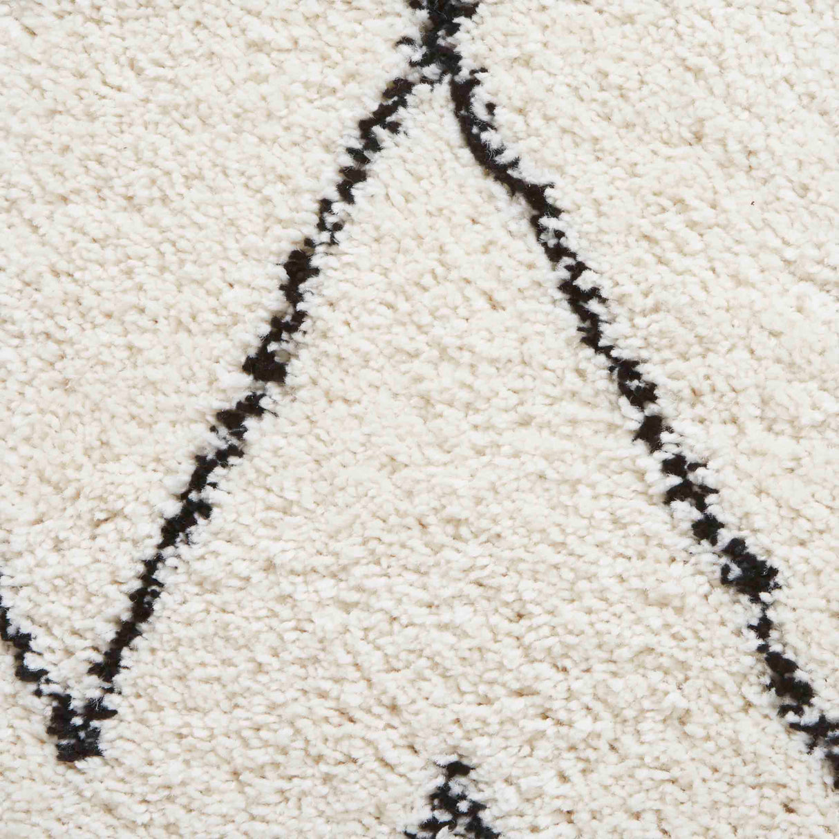 Boho 8280 White/Black Berber Rug