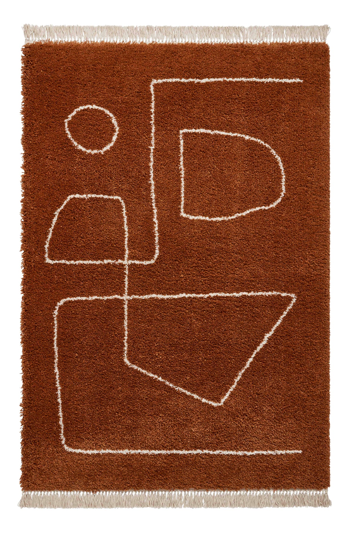 Boho 8280 Rust Berber Rug