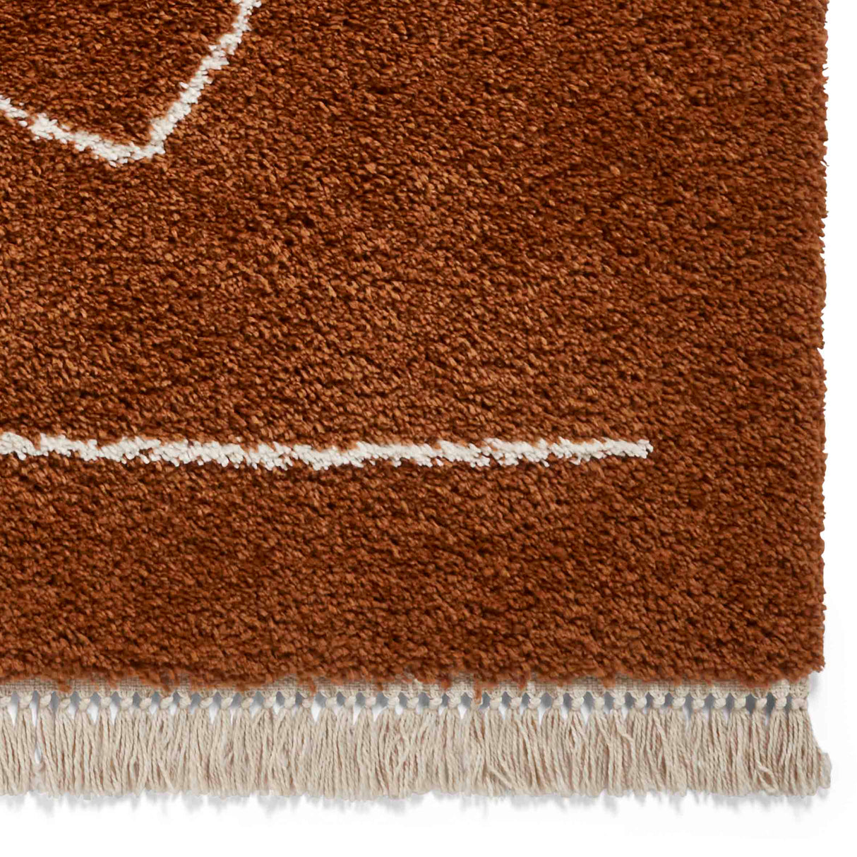 Boho 8280 Rust Berber Rug