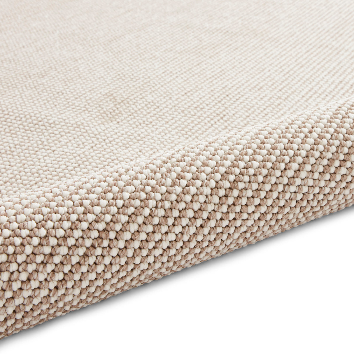 Boucle E6404 White/Brown Boucle Rug
