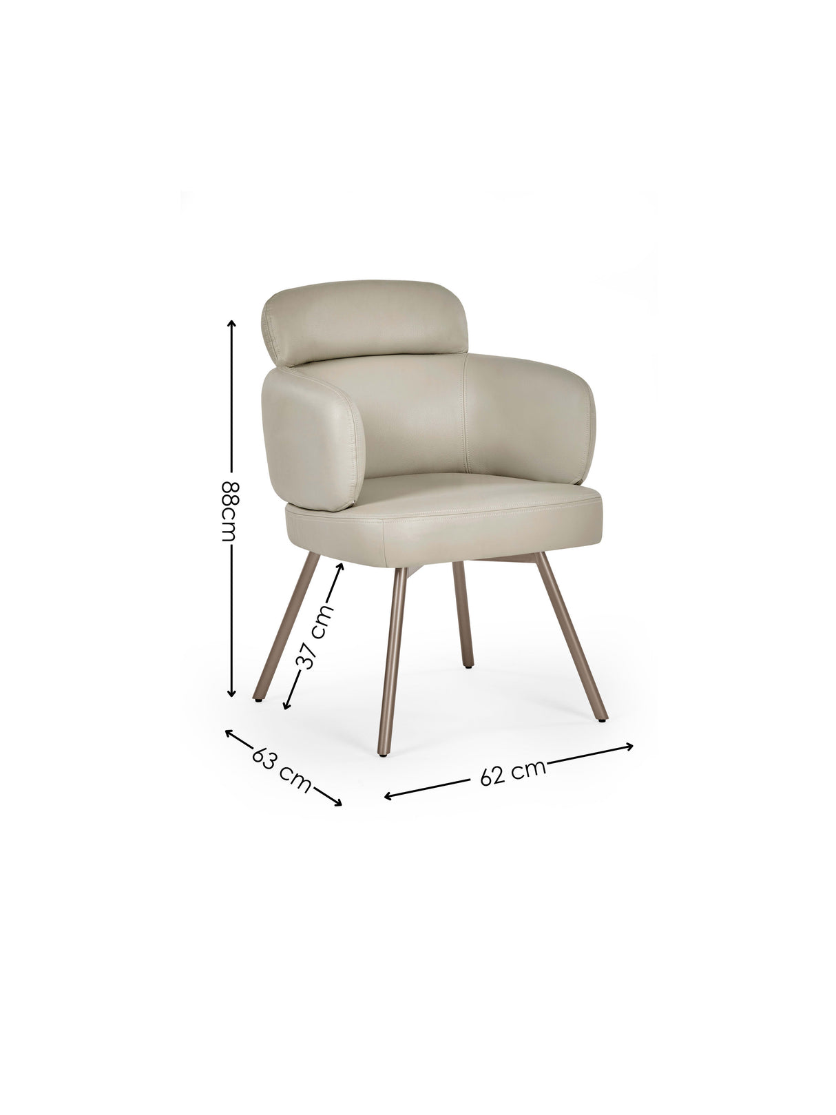 Callisto Upholstered Swivel Dining Chair (Set of 2)