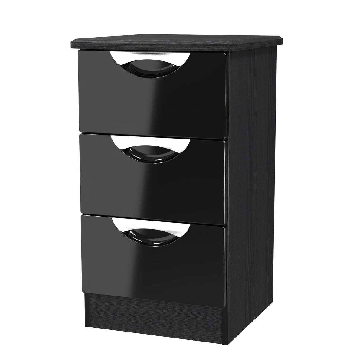 Camden 3 Drawer Bedside Cabinet