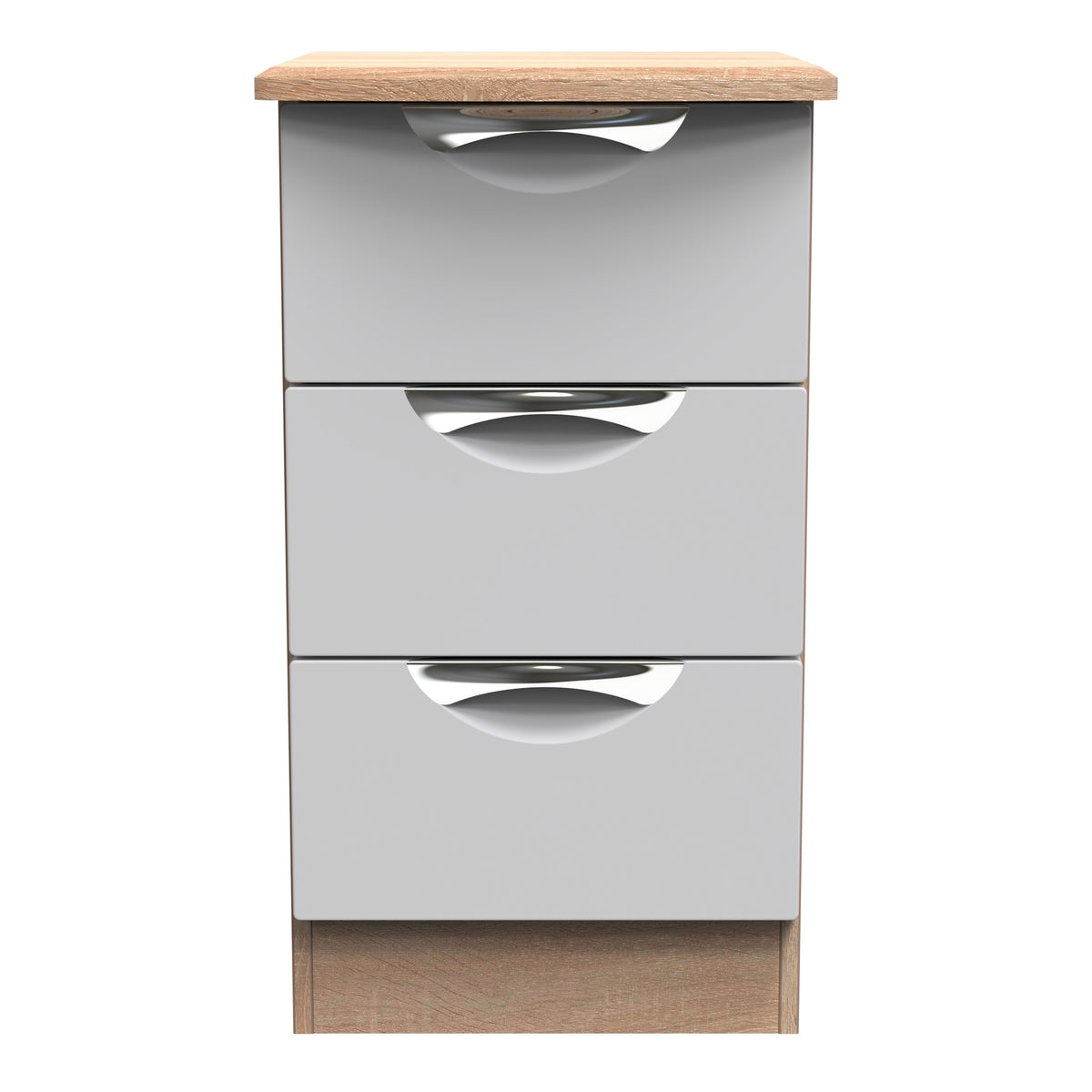 Camden 3 Drawer Bedside Cabinet