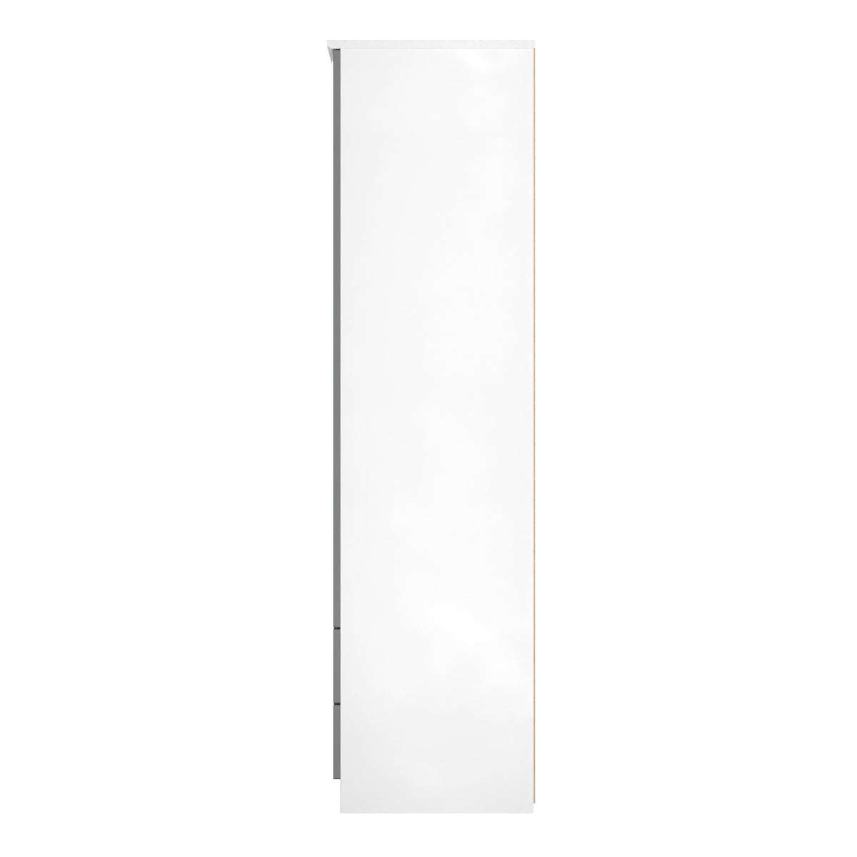 Camden Tall 2 Drawer Mirrored Wardrobe