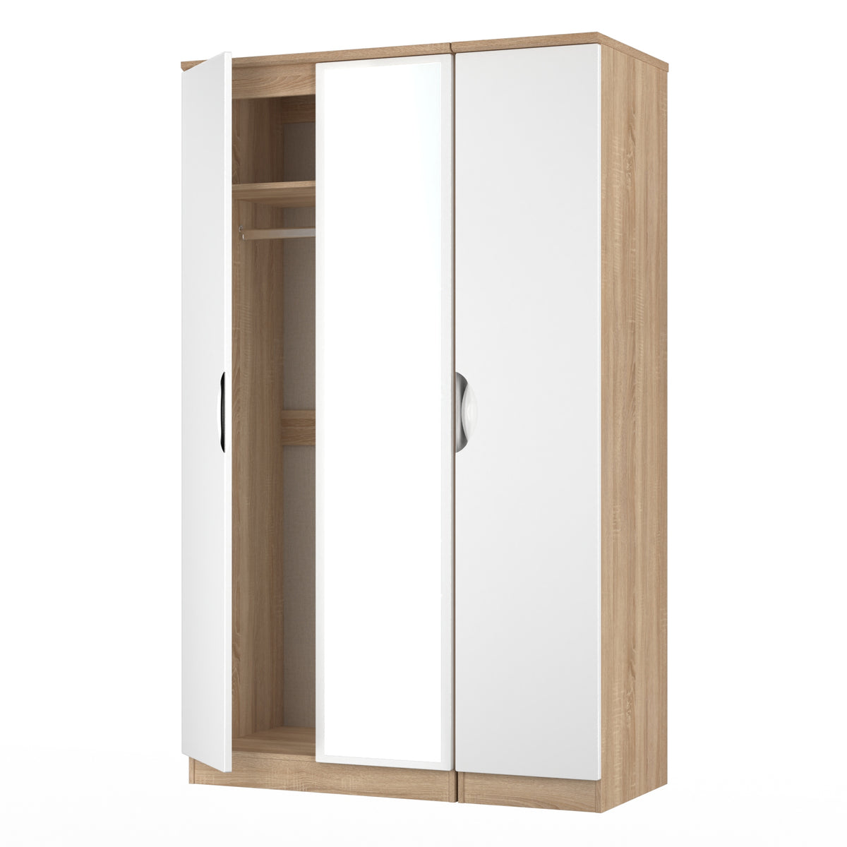 Camden Triple Mirrored Wardrobe
