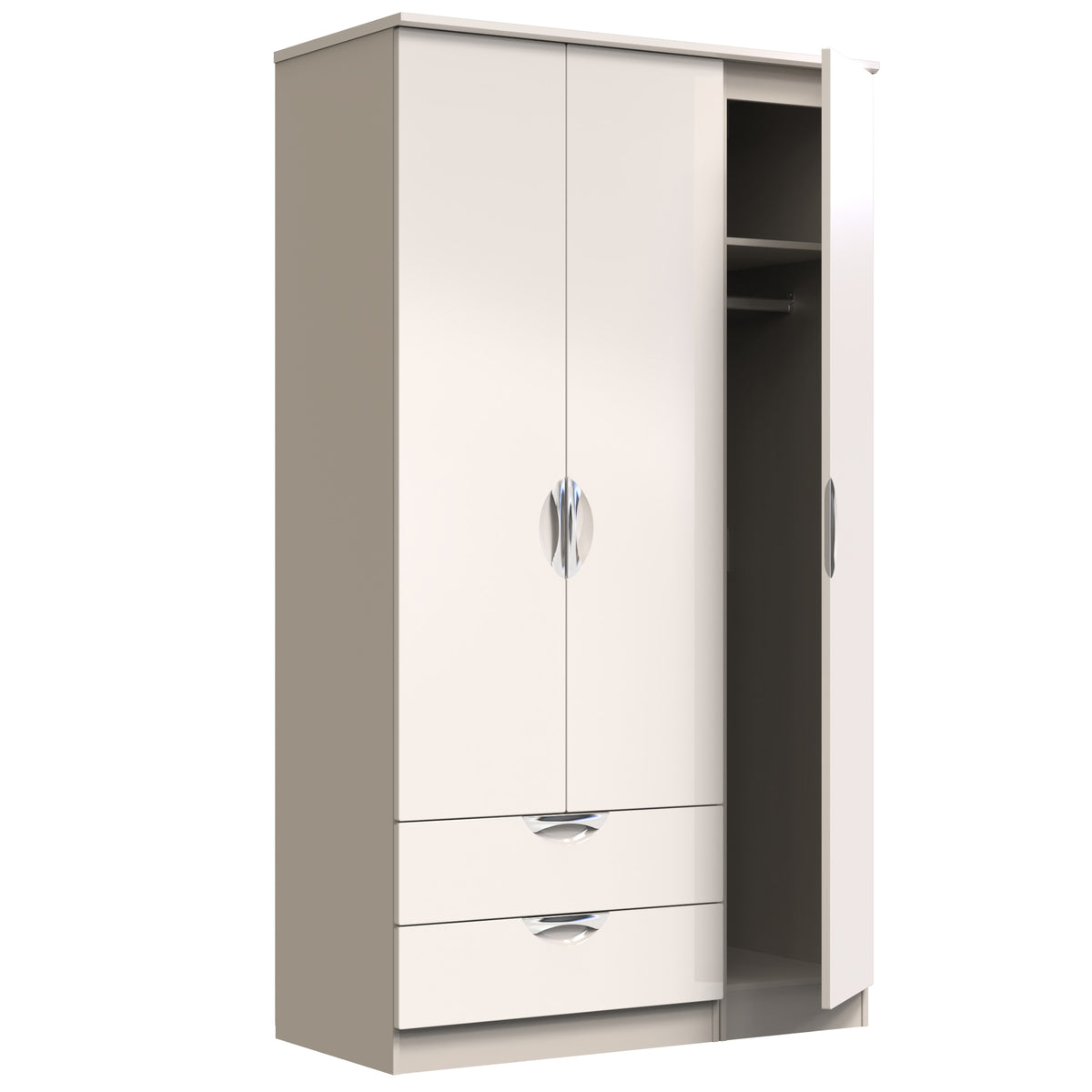 Camden Tall Triple 2 Drawer Wardrobe