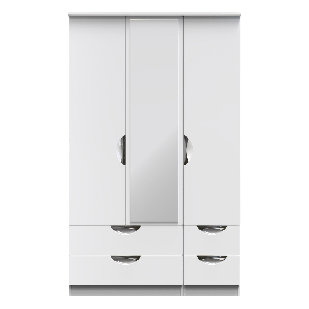 Camden Triple 2 Drawer Mirror + Drawer Wardrobe