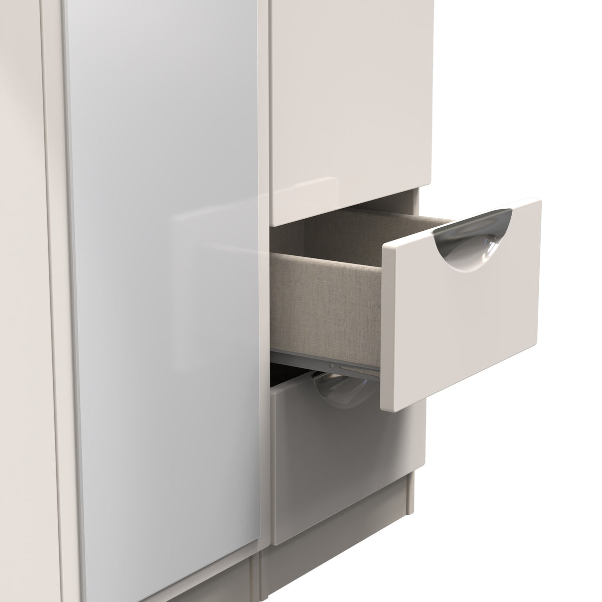 Camden Triple Mirror + Drawer Wardrobe