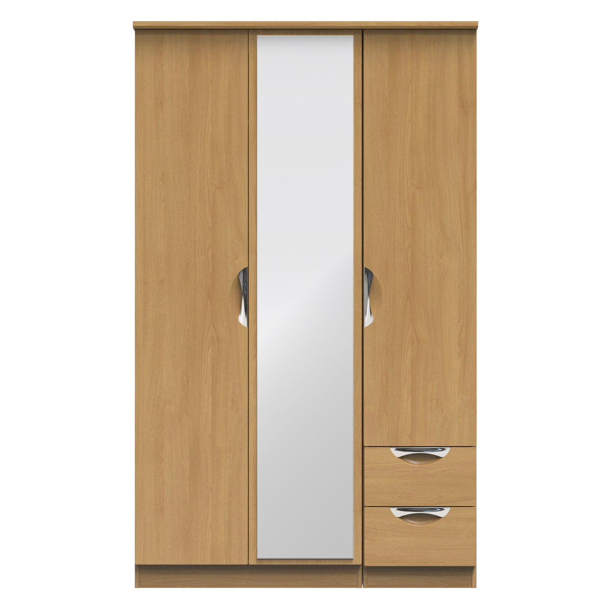 Camden Triple Mirror + Drawer Wardrobe