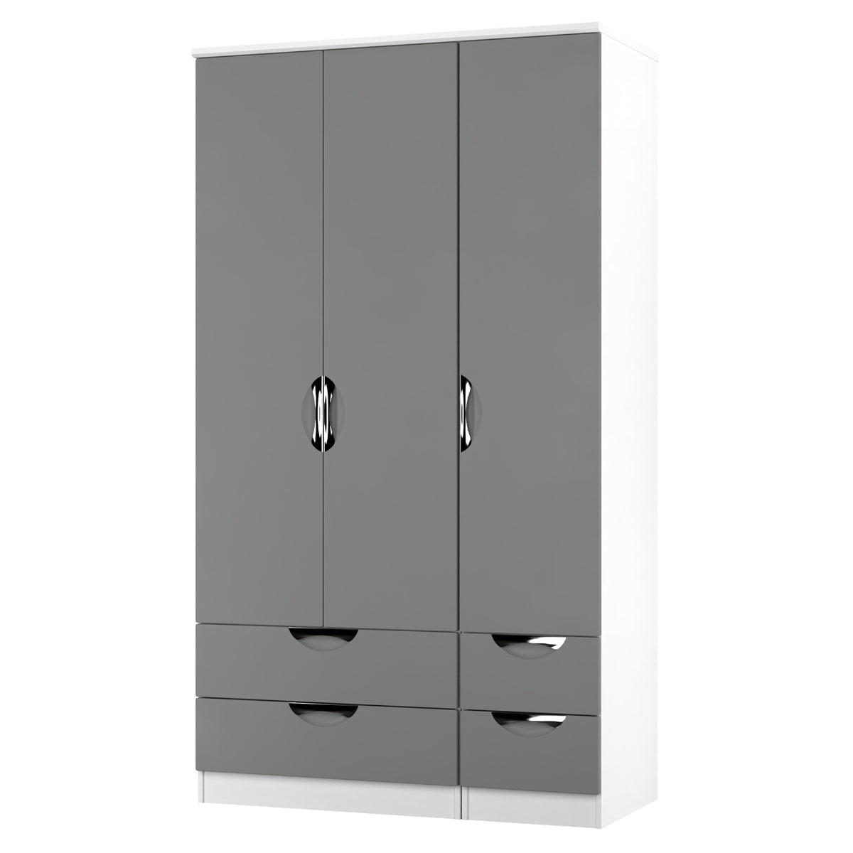 Camden Tall Triple 2 Drawer + Drawer Wardrobe
