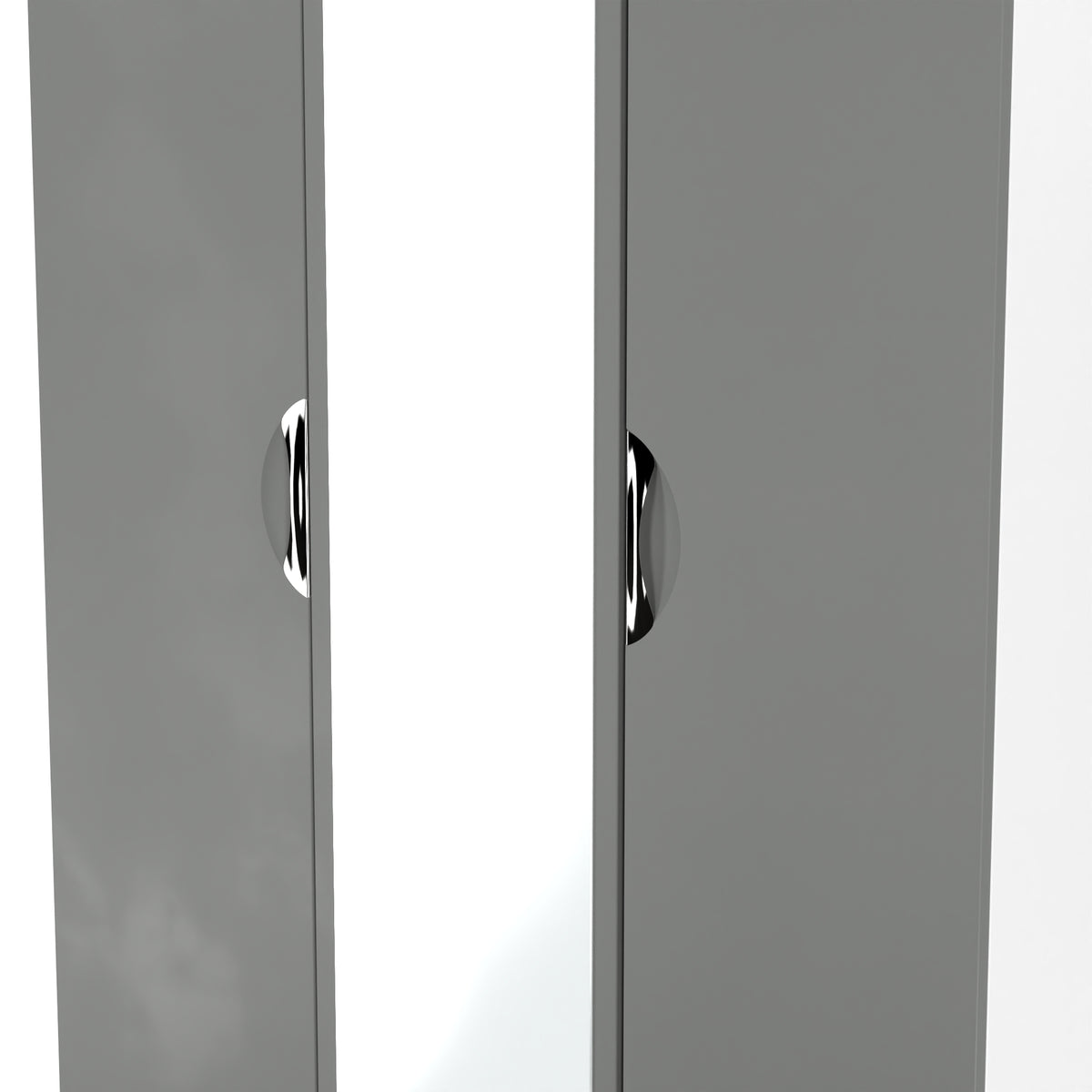 Camden Tall Triple Mirror + Drawer Wardrobe