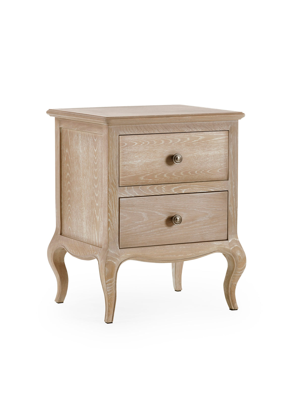 Camille French Style 2 Drawer Bedside Table