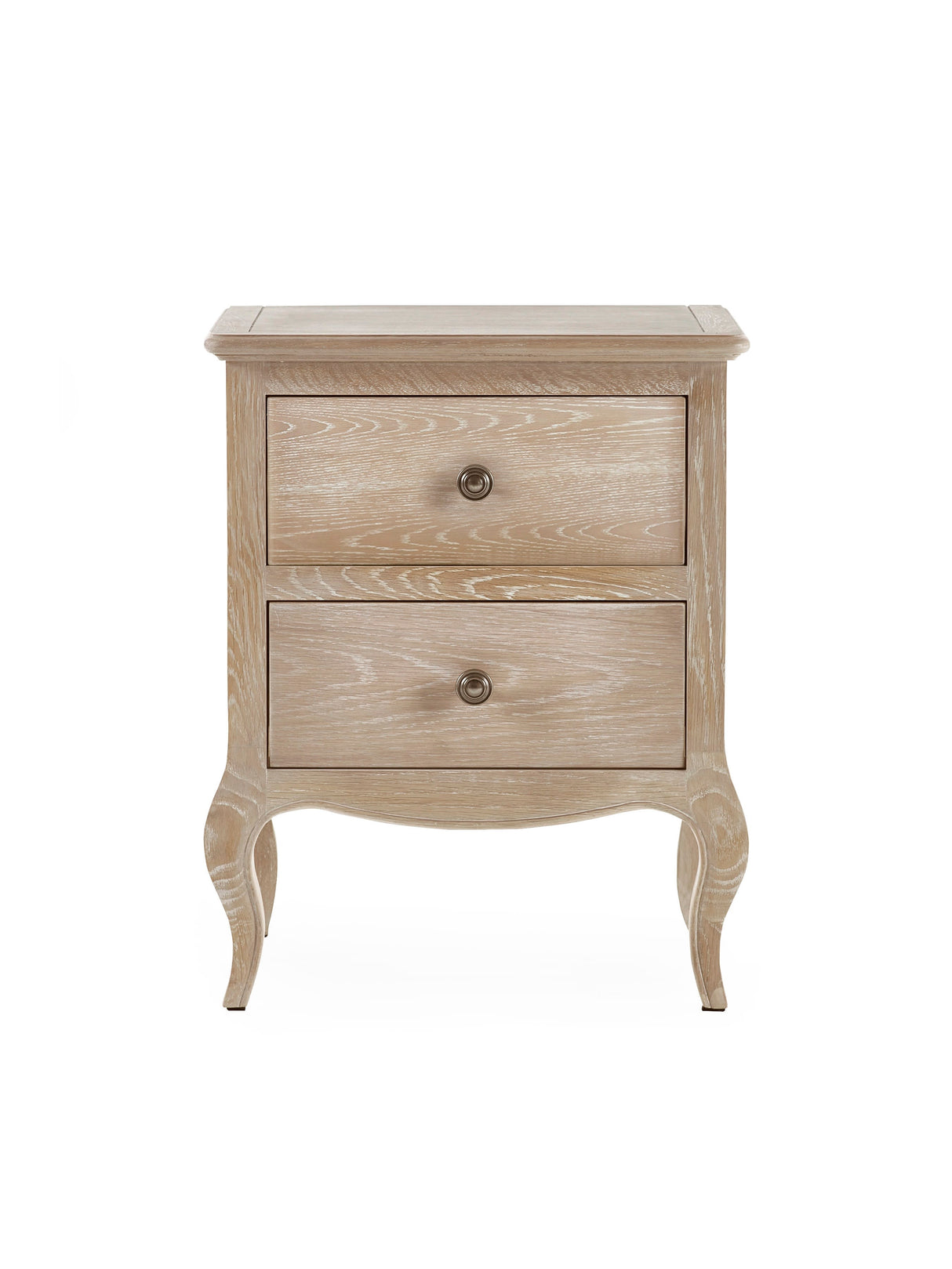 Camille French Style 2 Drawer Bedside Table
