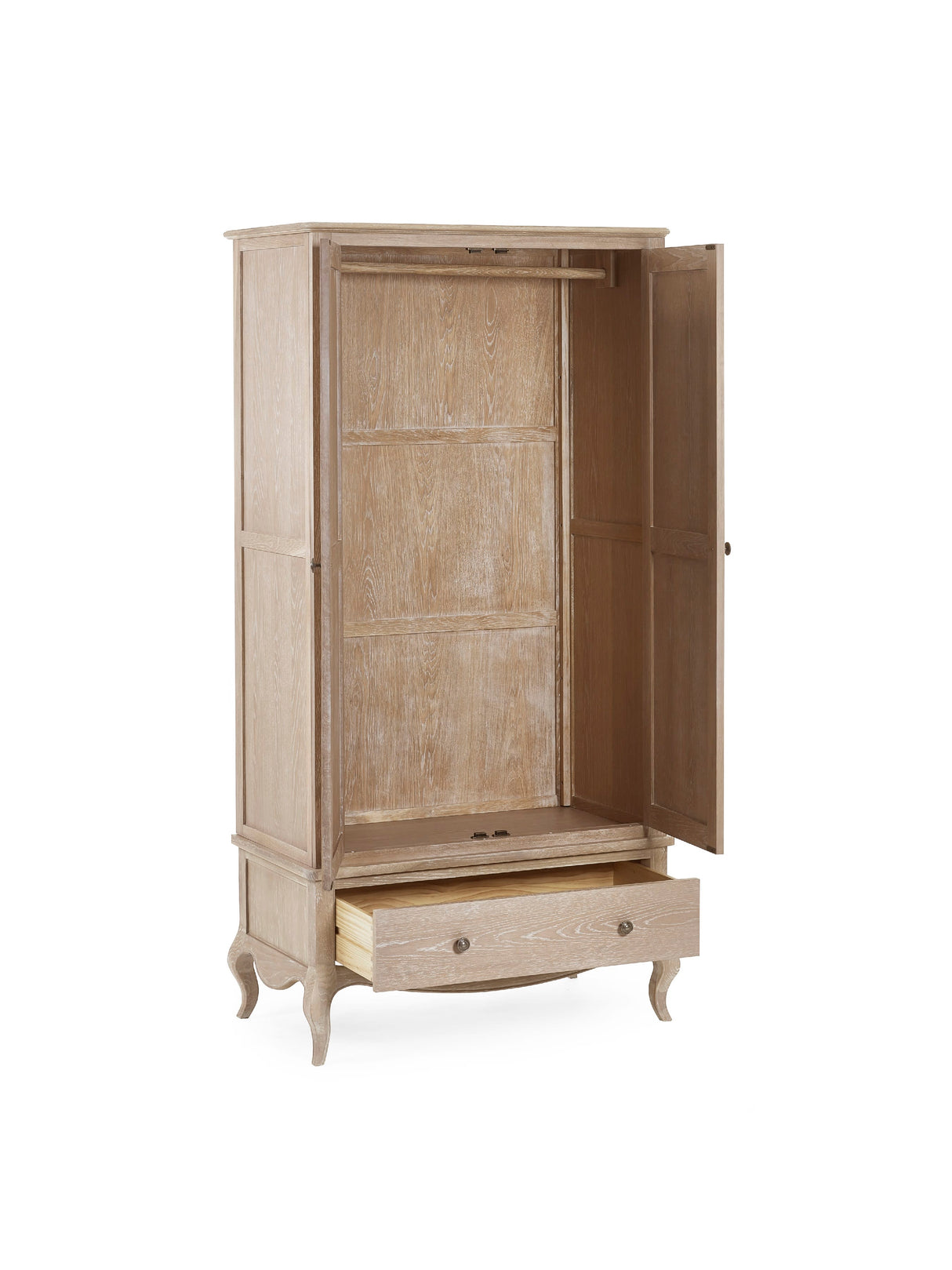 Camille French Style 2 Door 1 Drawer Wardrobe