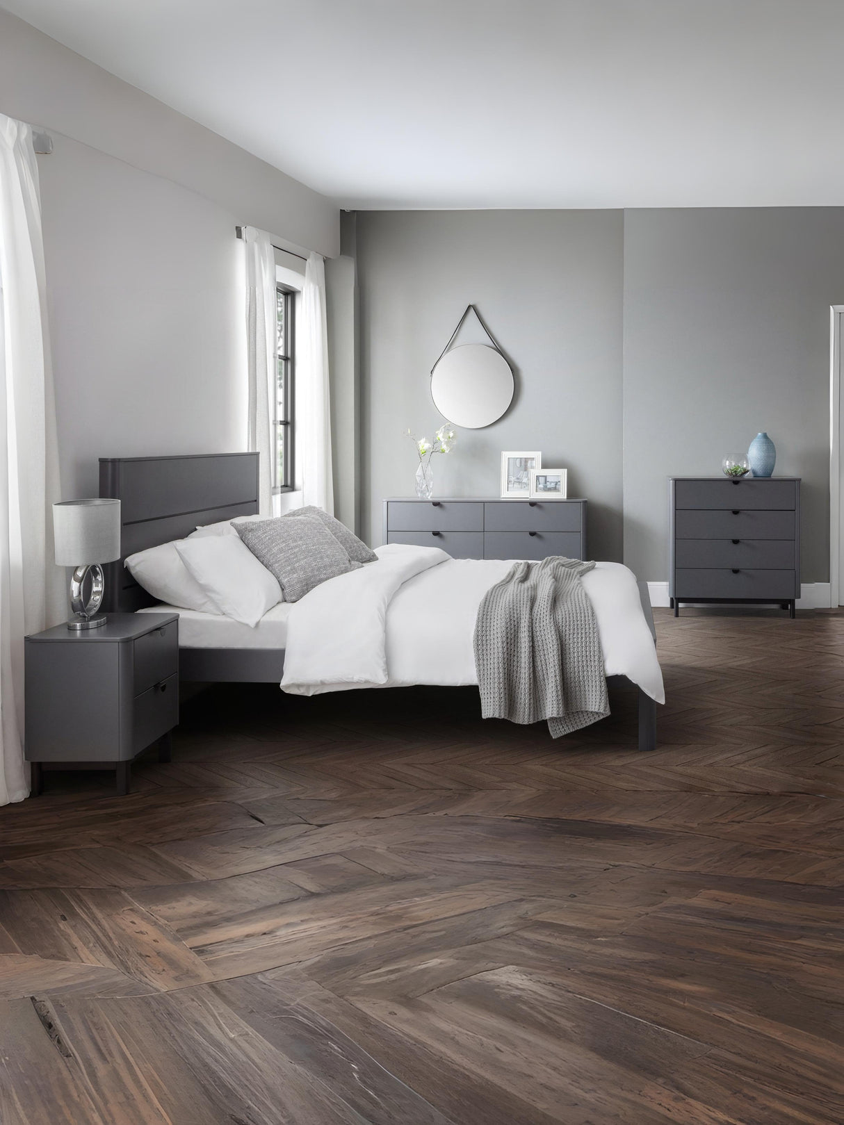 Chloe 2 Drawer Bedside Table